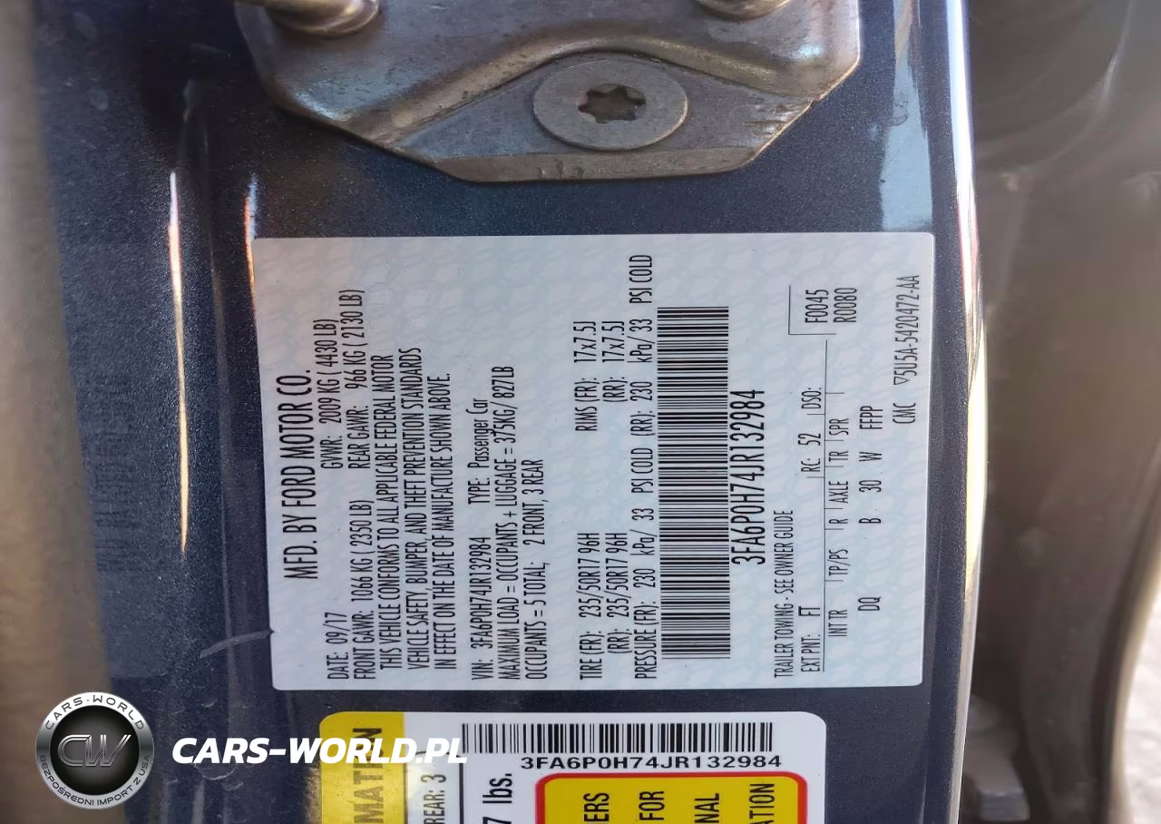 2018 Ford Fusion Se VIN:3FA6P0H74JR132984 - 12