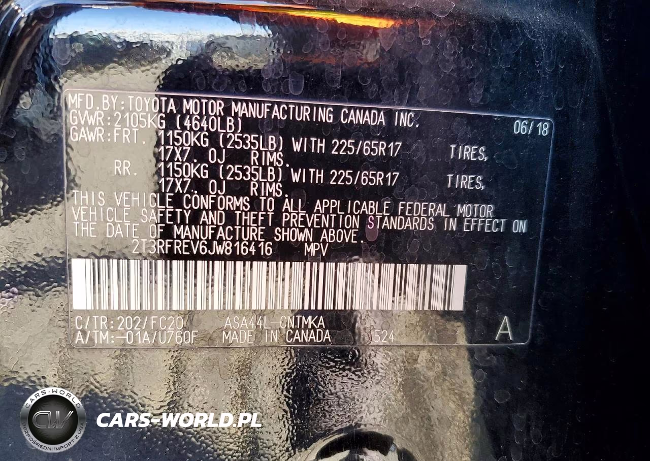 2018 Toyota Rav4 Adventure VIN:2T3RFREV6JW816416 - 13
