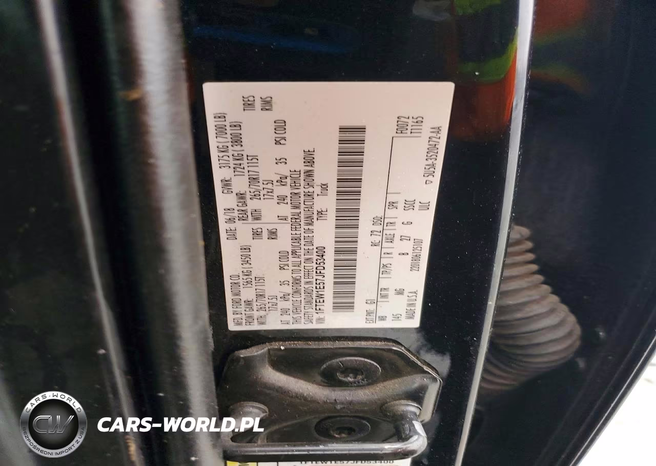 2018 Ford F150 Supercrew VIN:1FTEW1E57JFD53400 - 12