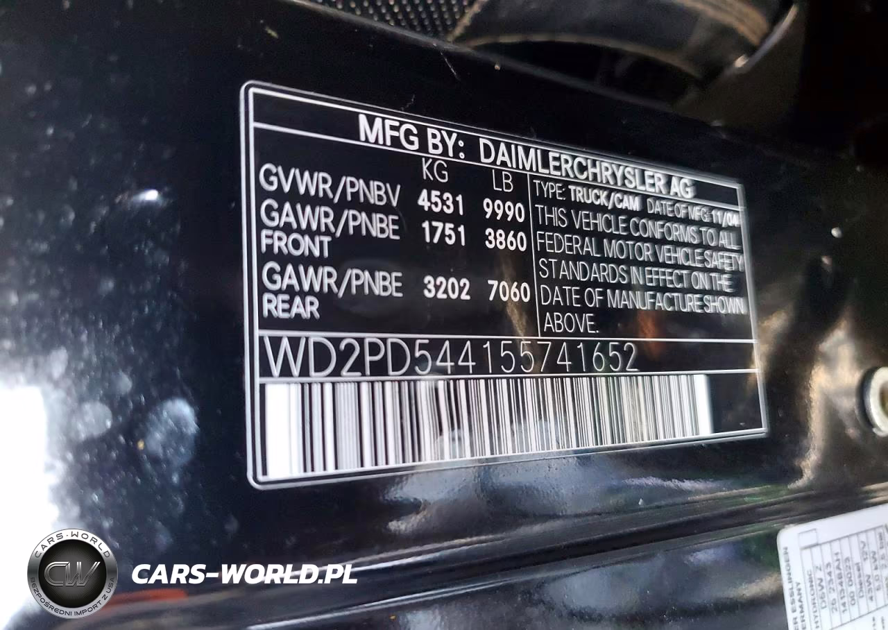 2005 Sprinter 3500 Sprin VIN:WD2PD544155741652 - 14