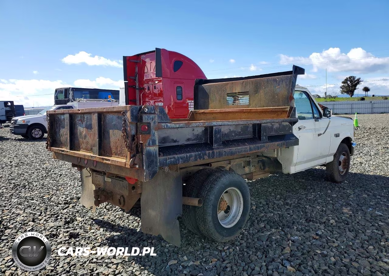 1992 Ford F350 Dump Truck VIN:2FDJF37G6NCA17940 - 3
