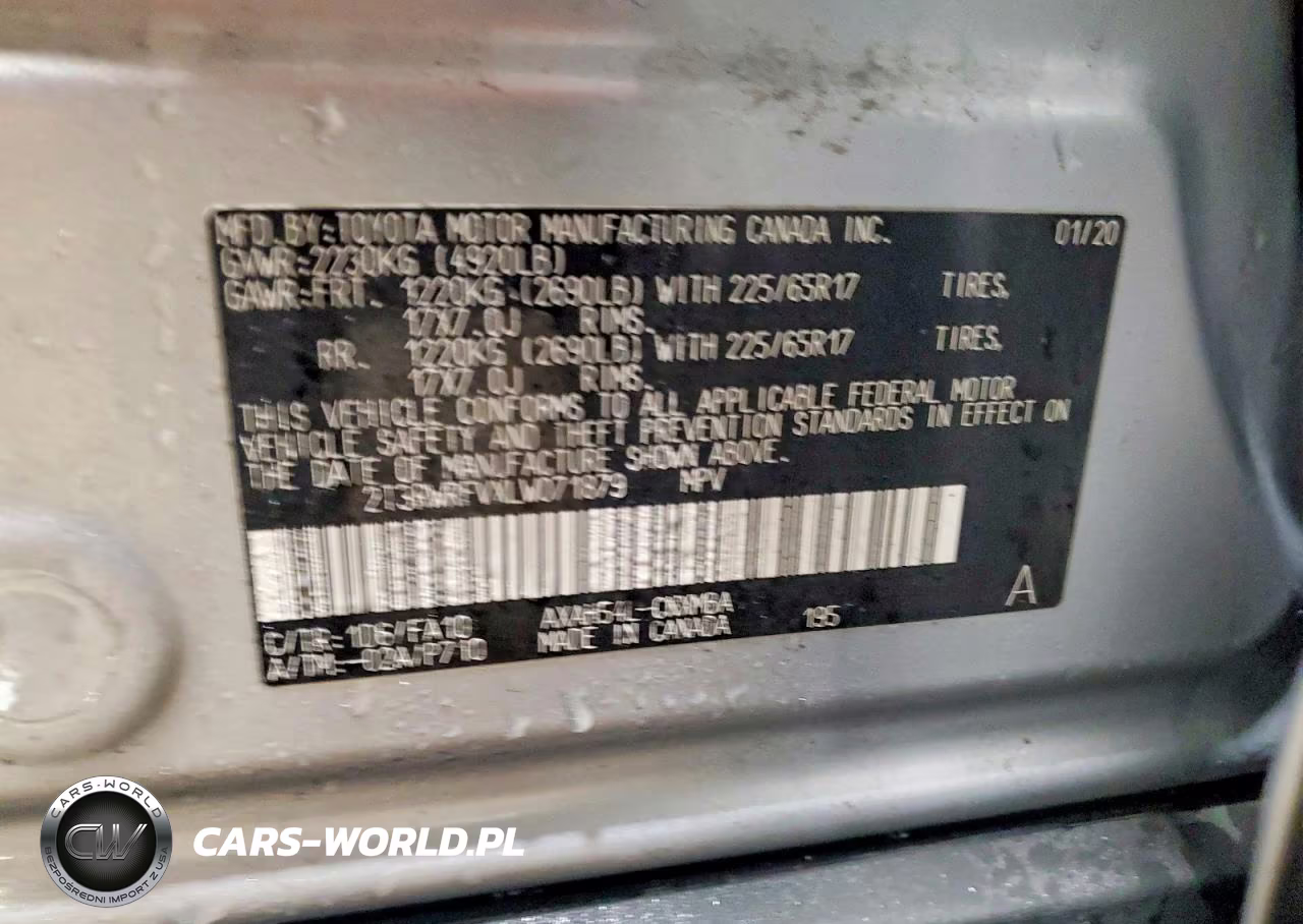 2020 Toyota Rav4 Hybrid Xle VIN:2T3RWRFVXLW071879 - 13