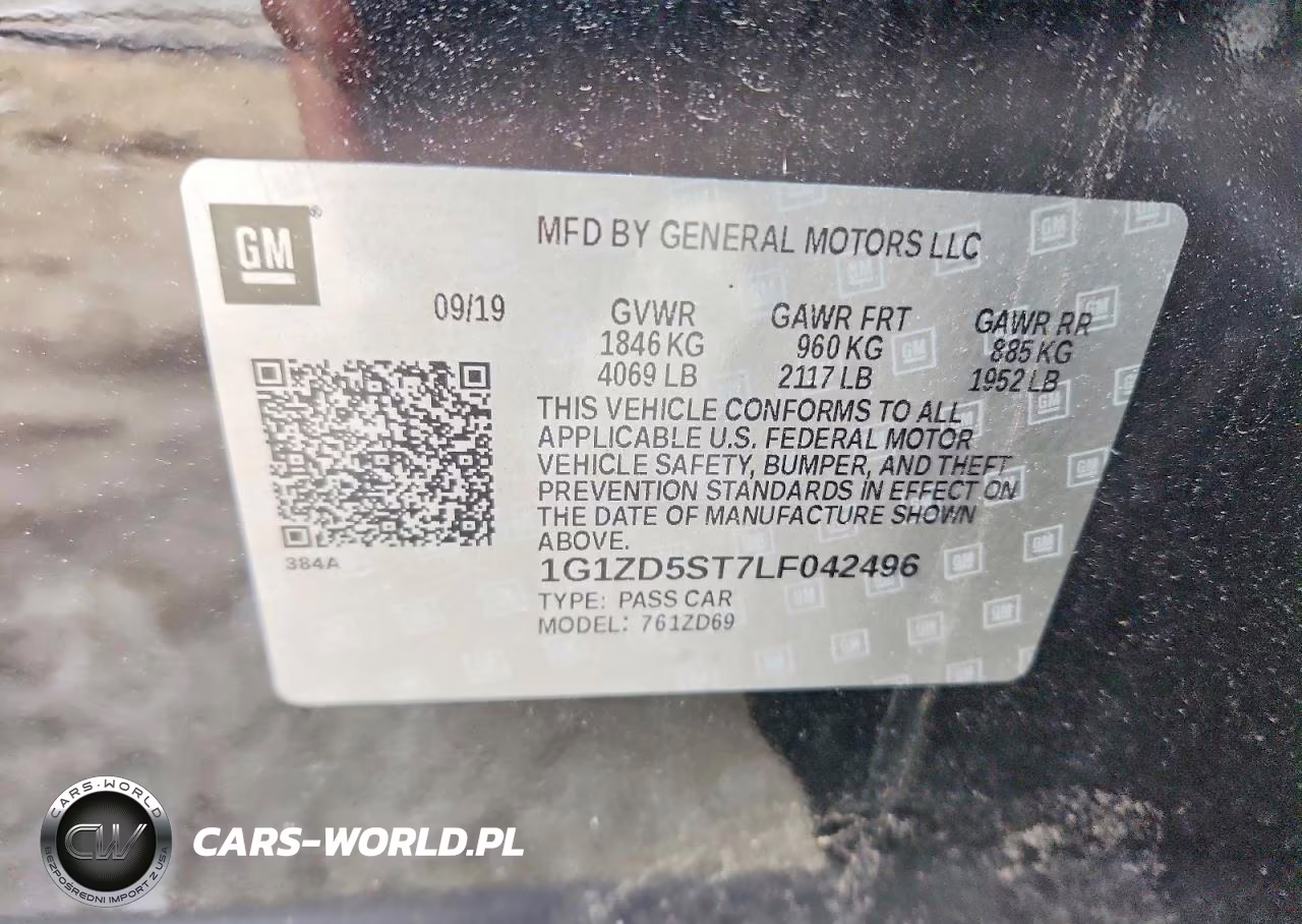 2020 Chevrolet Malibu Lt VIN:1G1ZD5ST7LF042496 - 13