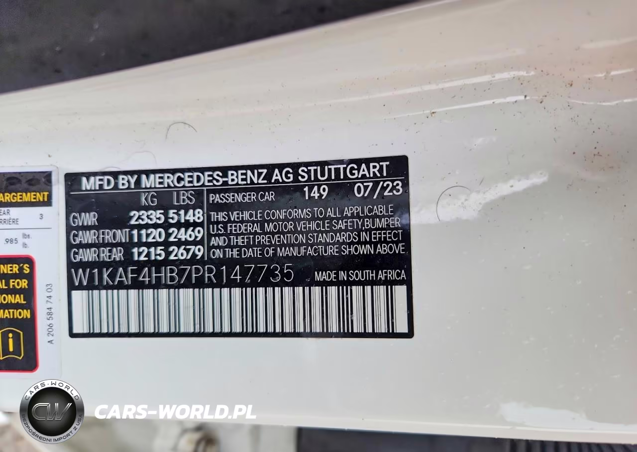 2023 Mercedes-Benz C 300 4Matic VIN:W1KAF4HB7PR147735 - 12