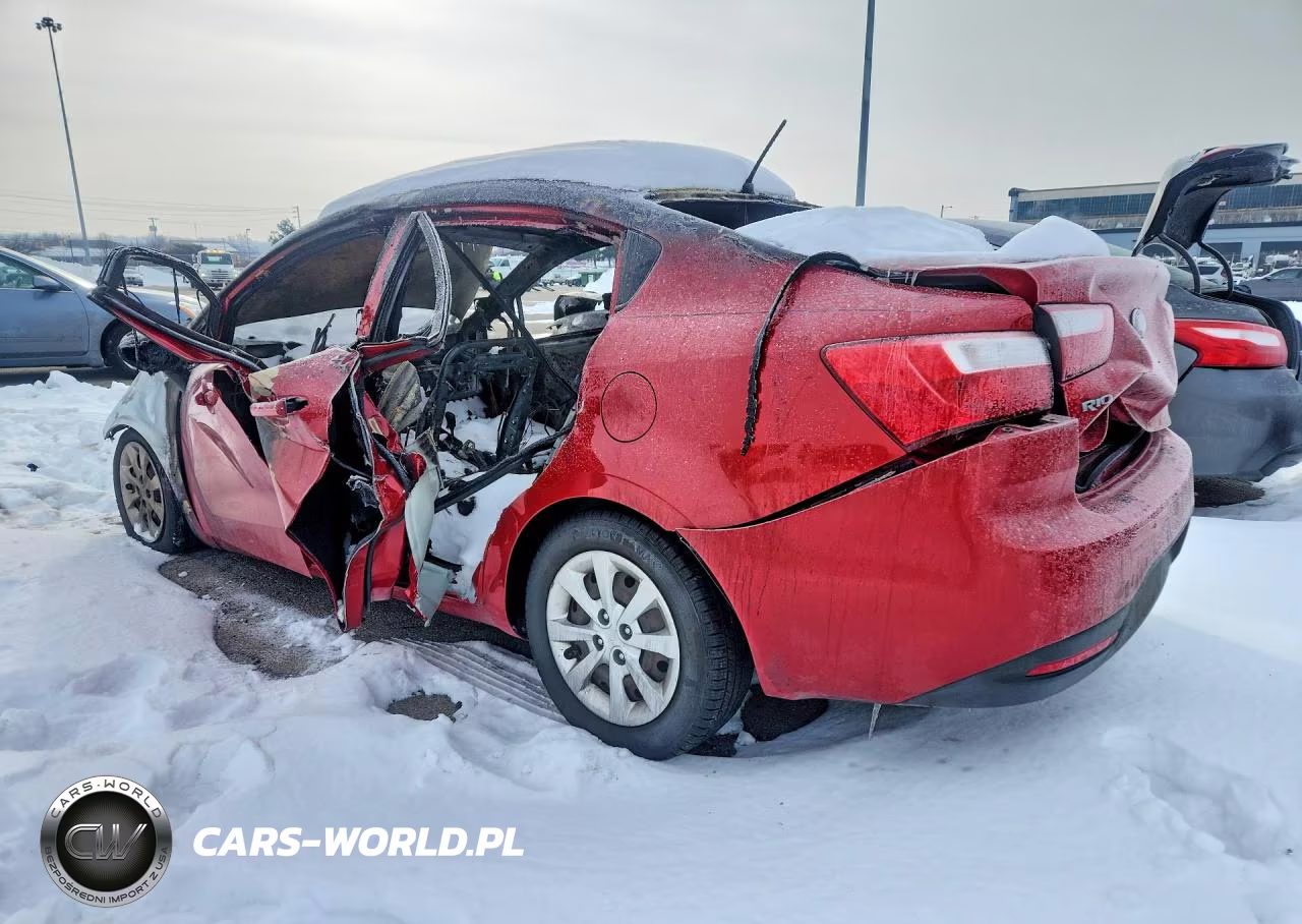 2014 Kia Rio Lx VIN:KNADM4A3XE6374929 - 2