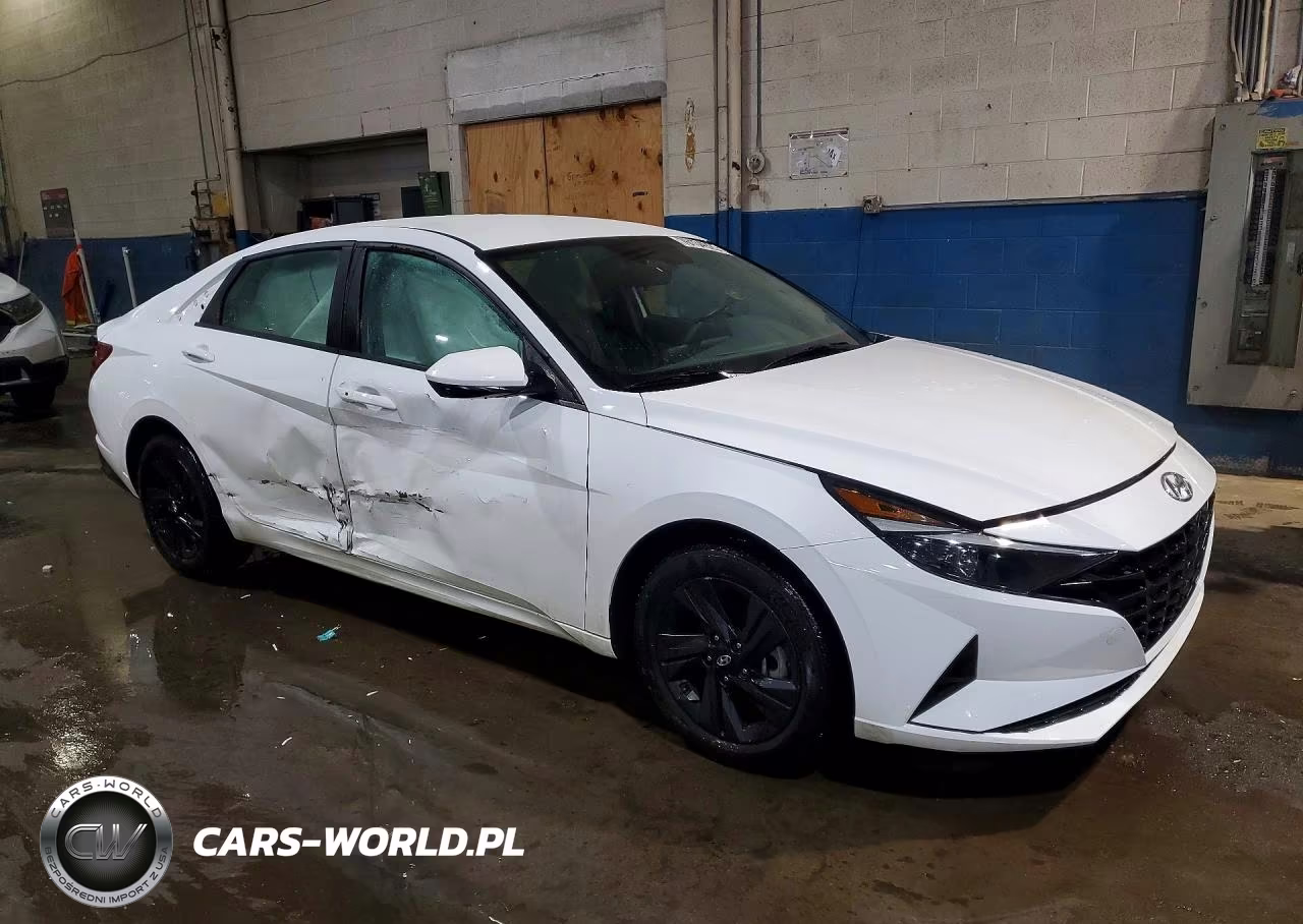 2023 Hyundai Elantra Hybrid Blue VIN:KMHLM4AJ2PU090430 - 4