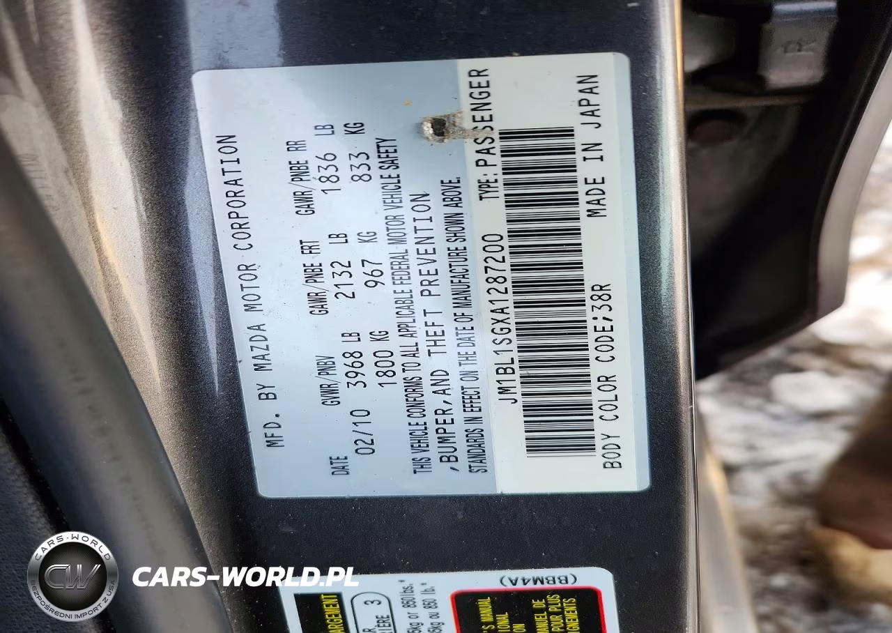 2010 Mazda 3 I VIN:JM1BL1SGXA1287200 - 12