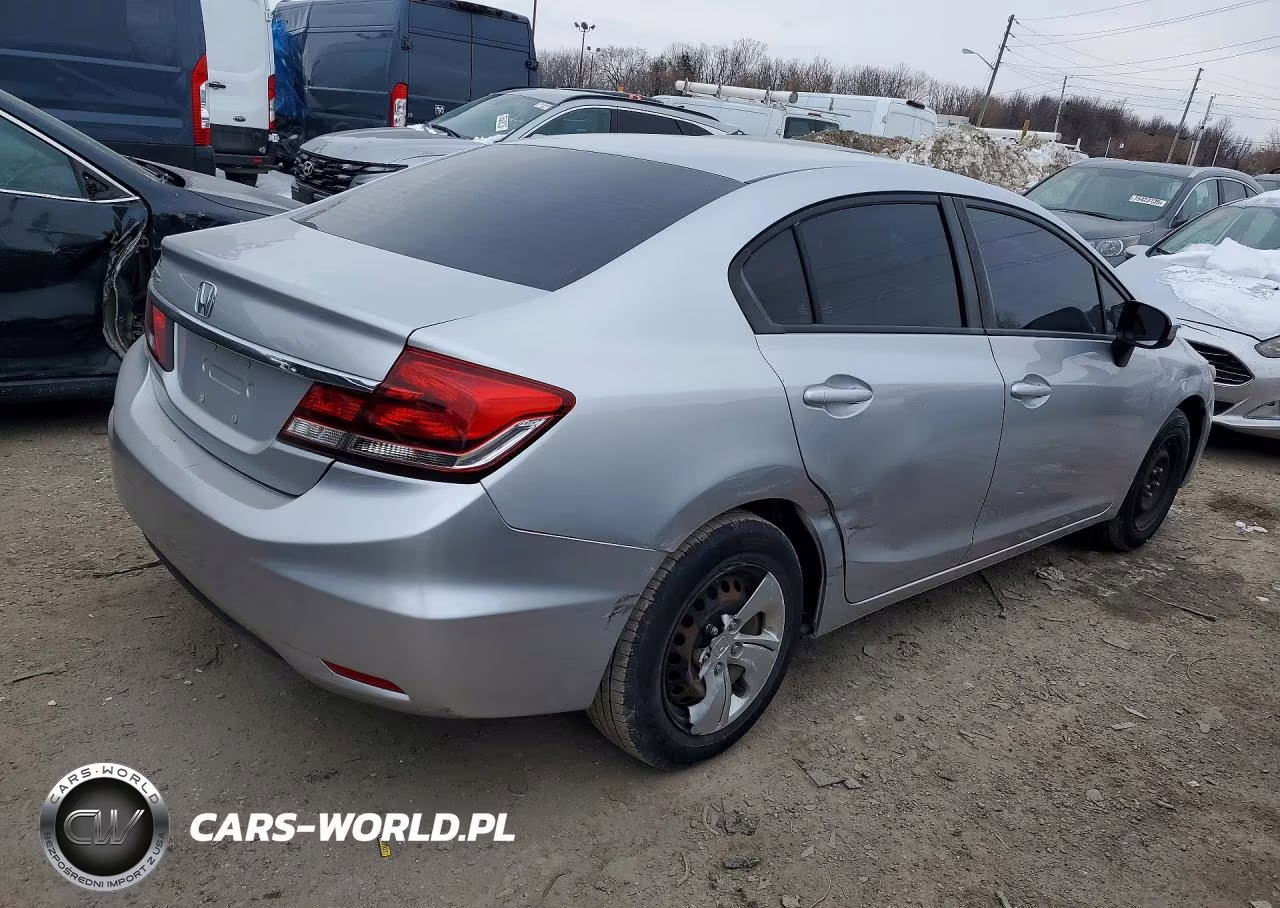 2014 Honda Civic Lx VIN:19XFB2F52EE276195 - 3