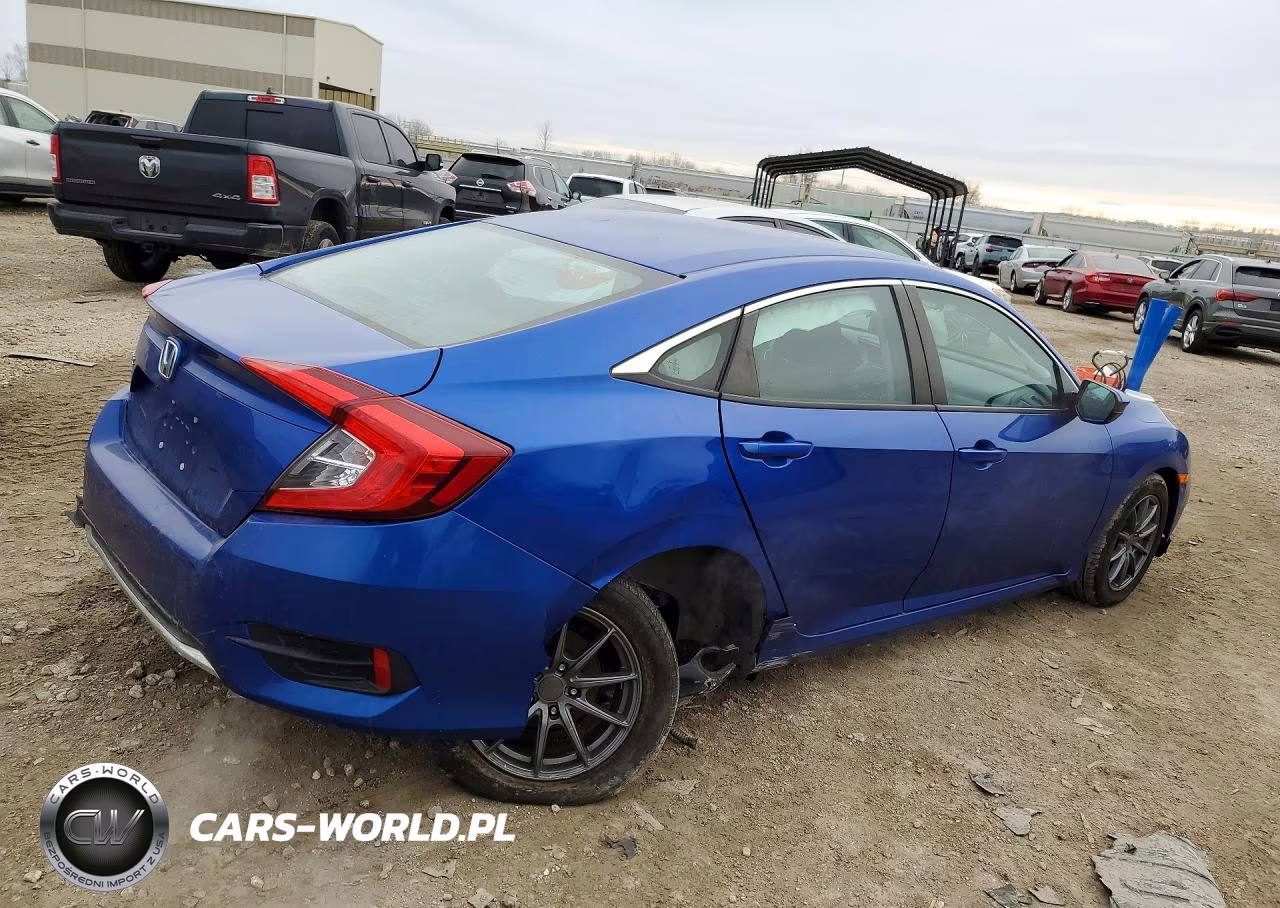 2019 Honda Civic Lx VIN:2HGFC2F62KH585849 - 3