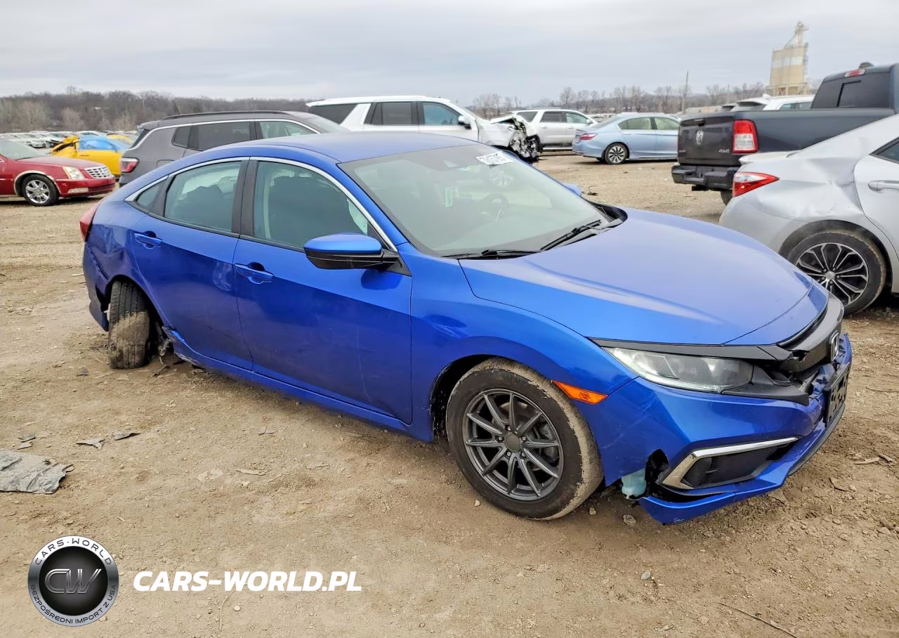 2019 Honda Civic Lx VIN:2HGFC2F62KH585849 - 4