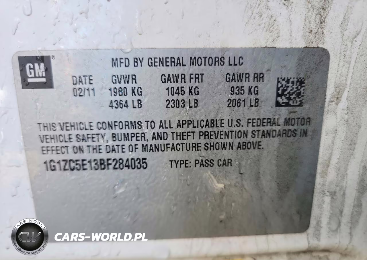 2011 Chevrolet Malibu 1Lt VIN:1G1ZC5E13BF284035 - 13