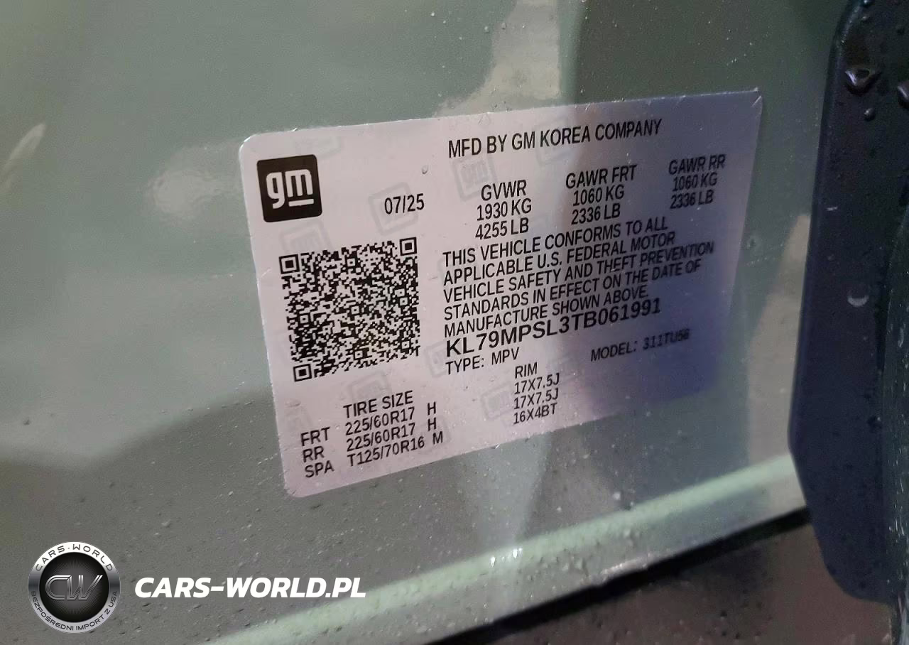 2026 Chevrolet Trailblazer Lt VIN:KL79MPSL3TB061991 - 14