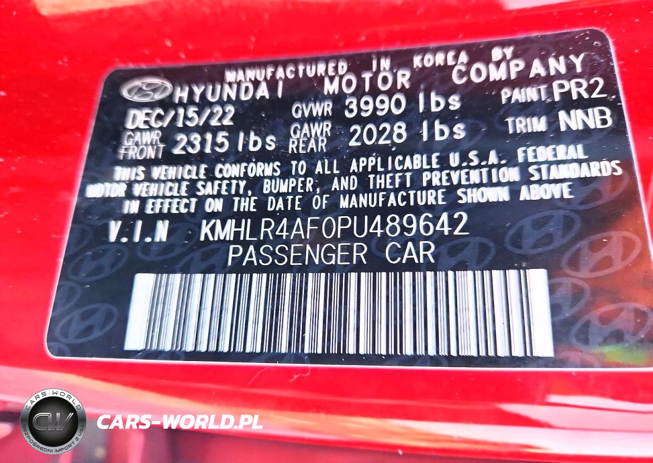 2023 Hyundai Elantra N Line VIN:KMHLR4AF0PU489642 - 13