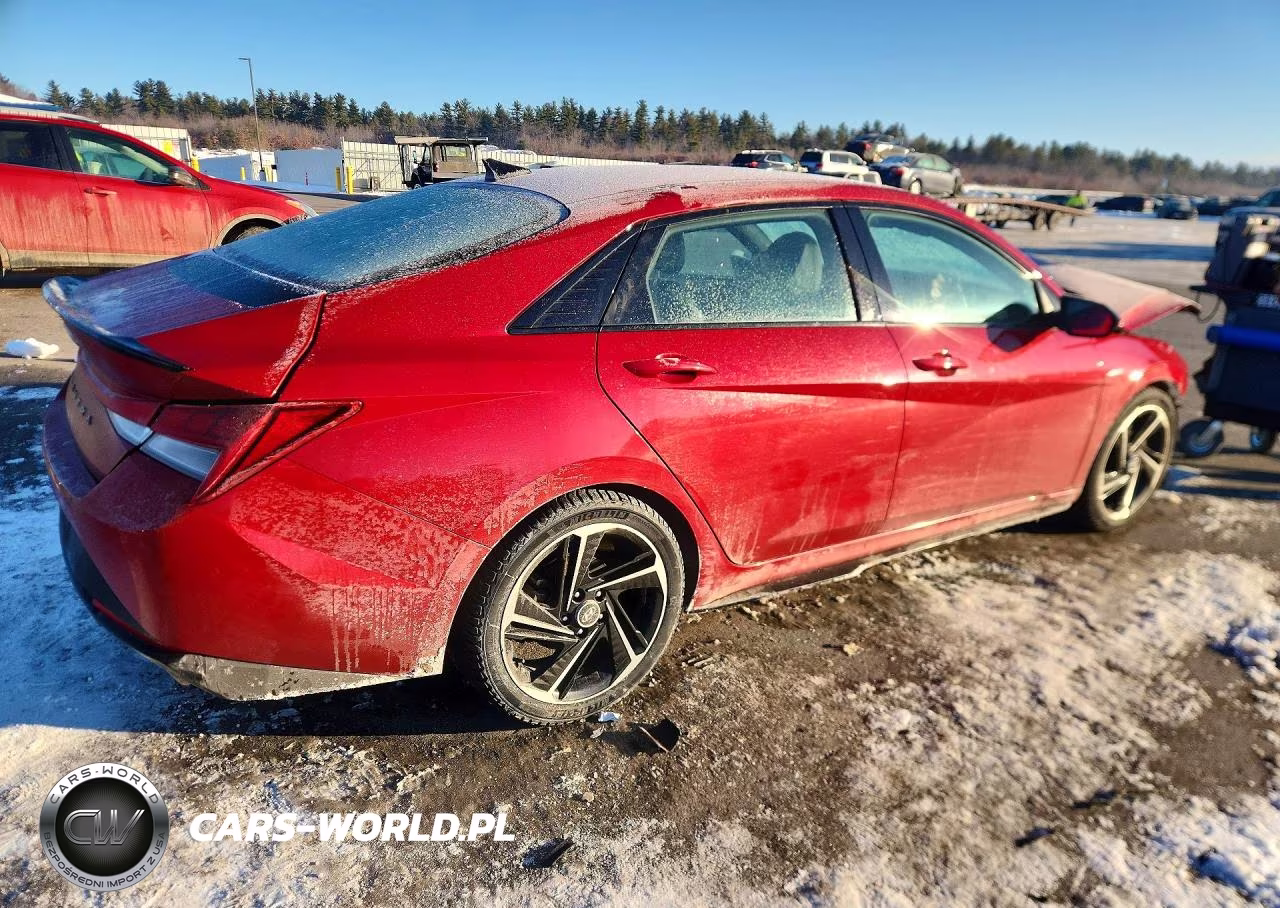 2023 Hyundai Elantra N Line VIN:KMHLR4AF0PU489642 - 3