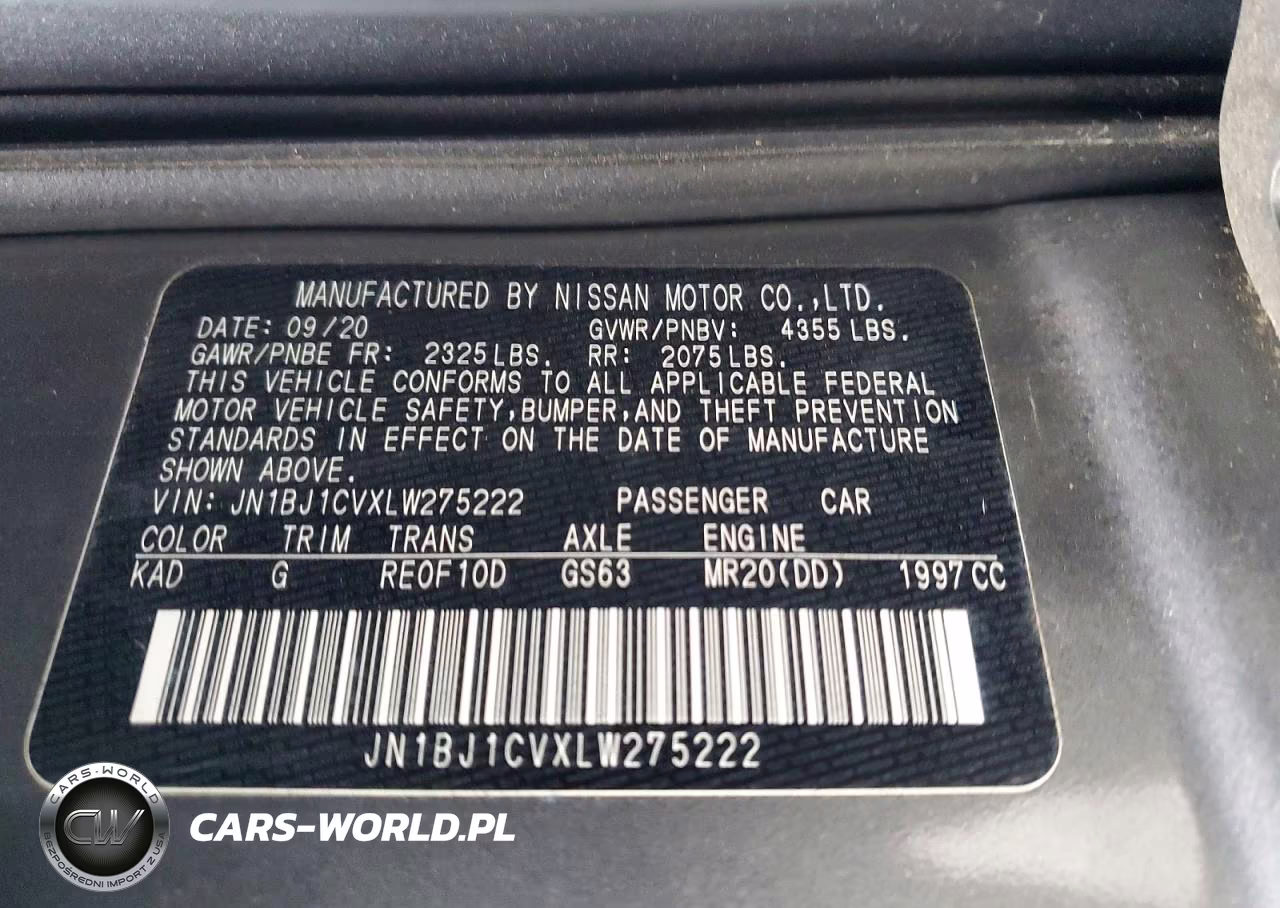 2020 Nissan Rogue Sport S VIN:JN1BJ1CVXLW275222 - 13