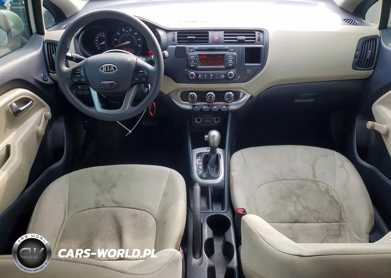 2013 Kia Rio Lx VIN:KNADM4A34D6124410 - 8