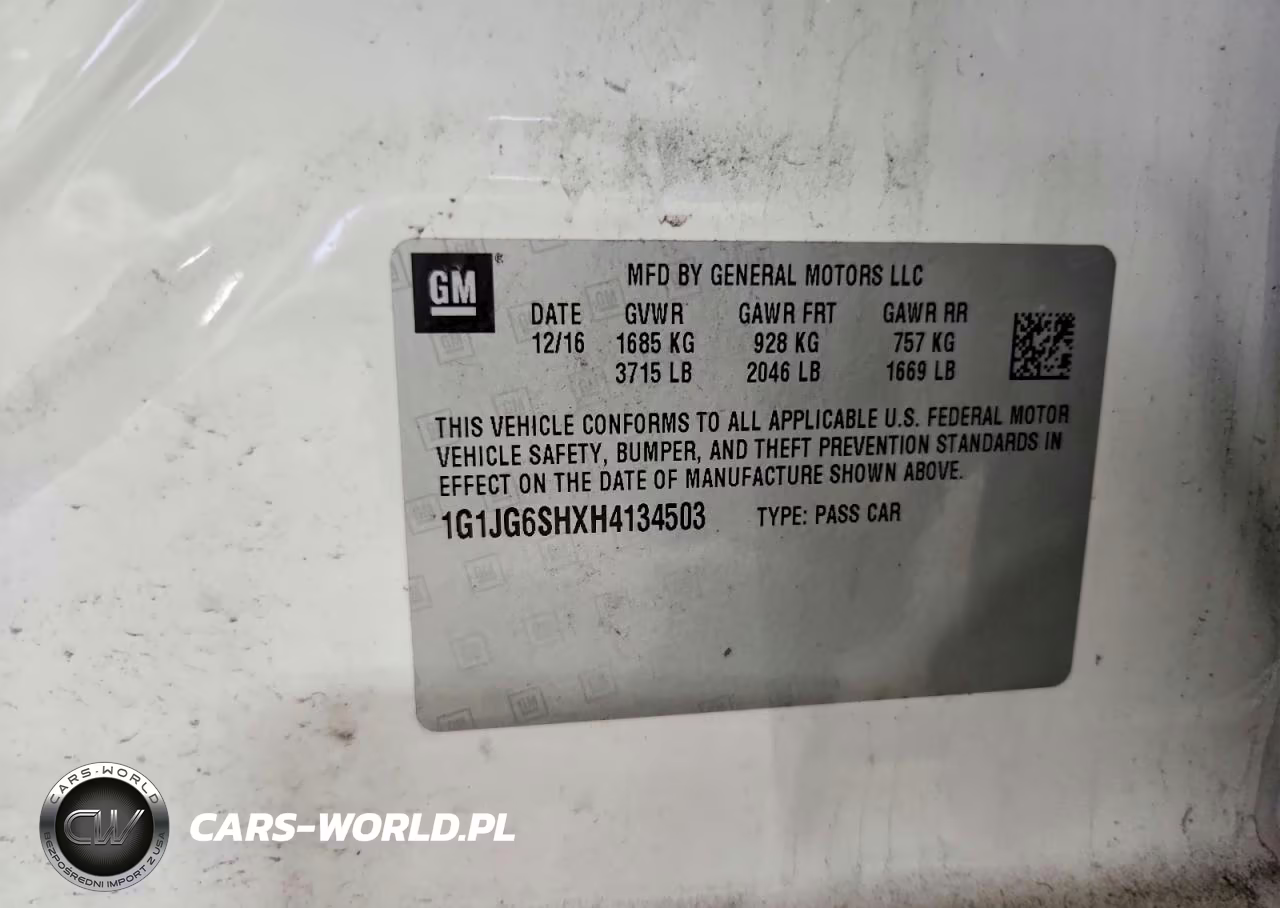 2017 Chevrolet Sonic VIN:1G1JG6SHXH4134503 - 13