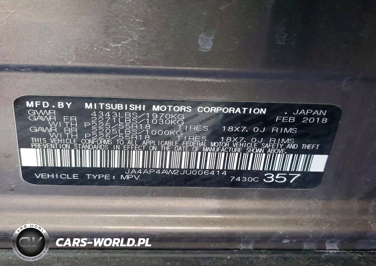 2018 Mitsubishi Outlander Sport Sel VIN:JA4AP4AW2JU006414 - 13