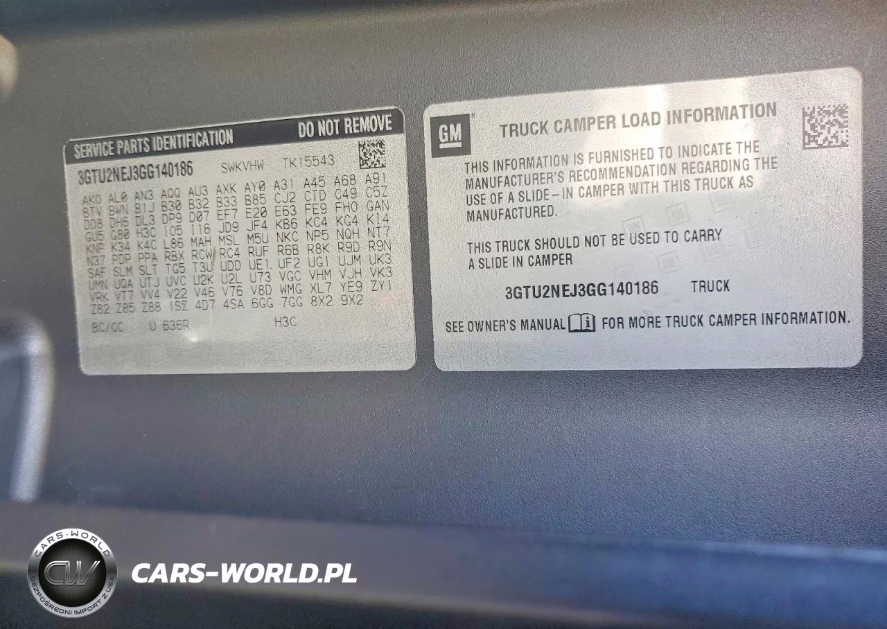 2016 GMC Sierra K1500 Slt VIN:3GTU2NEJ3GG140186 - 12