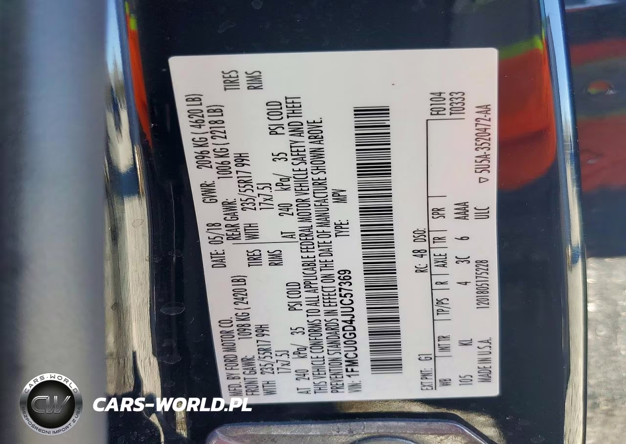 2018 Ford Escape Se VIN:1FMCU0GD4JUC57369 - 14