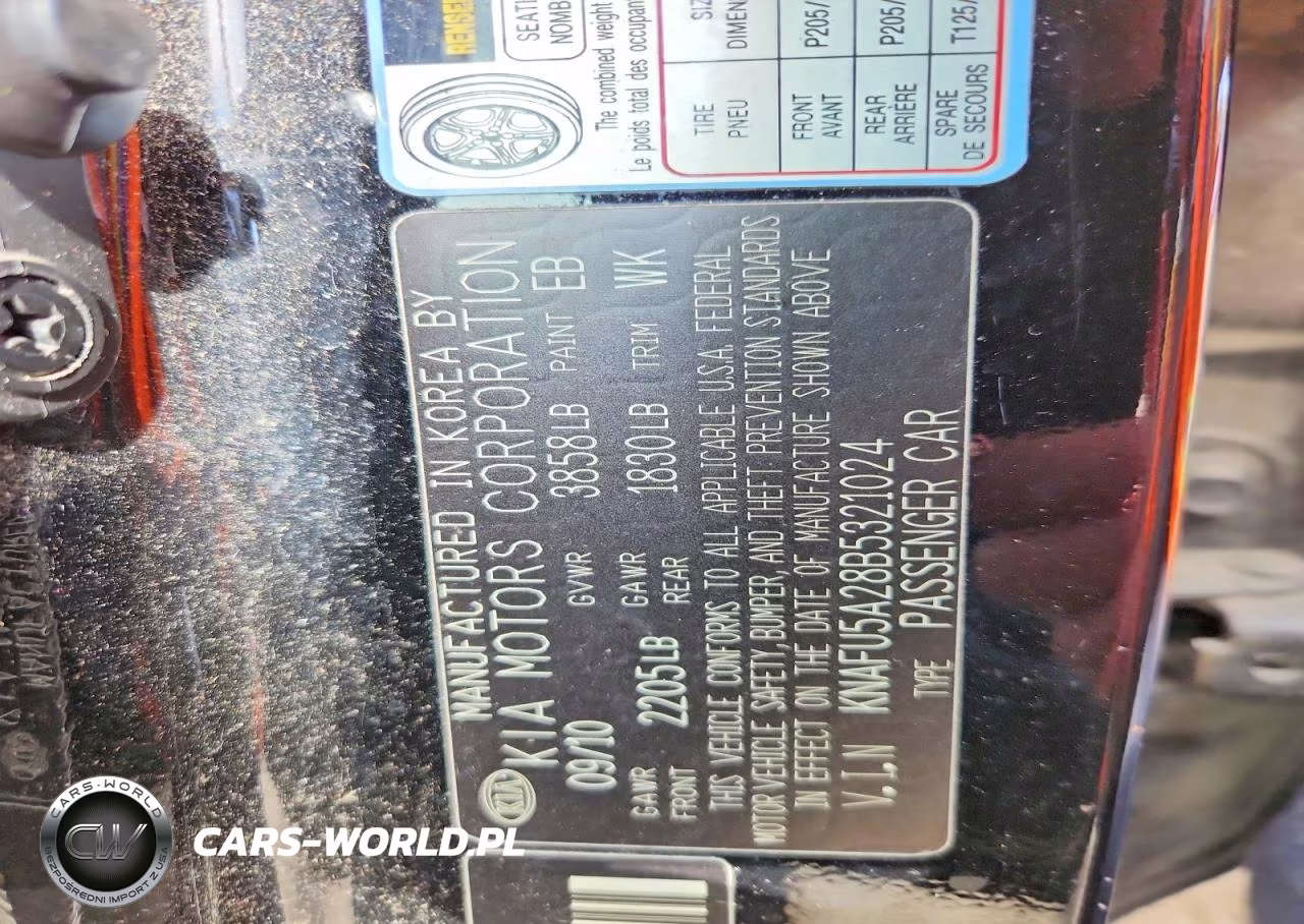2011 Kia Forte Ex VIN:KNAFU5A28B5321024 - 12