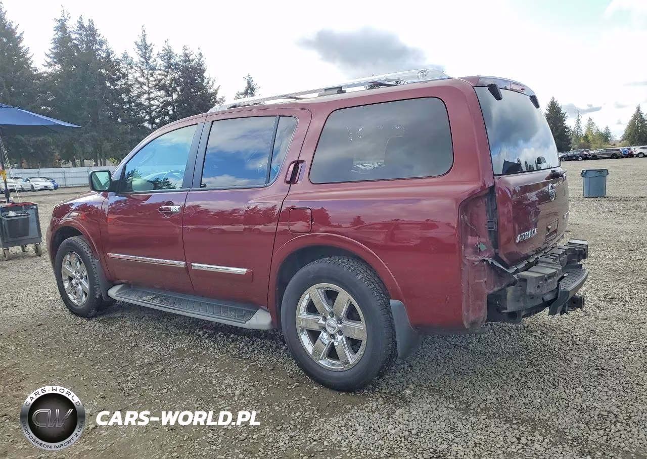 2012 Niss Armada Platinum VIN:5N1AA0NE5CN611490 - 2