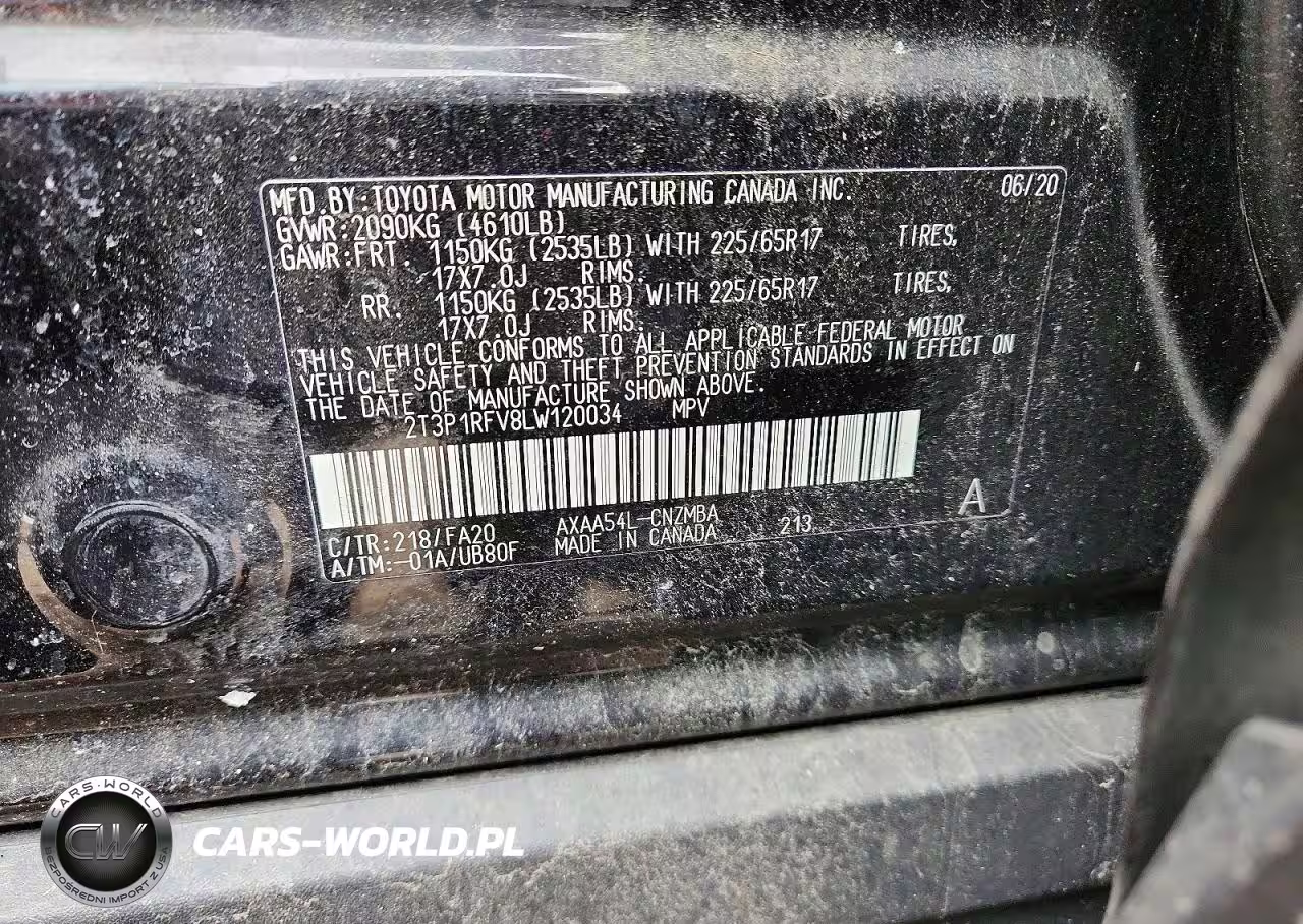 2020 Toyota Rav4 Xle VIN:2T3P1RFV8LW120034 - 13