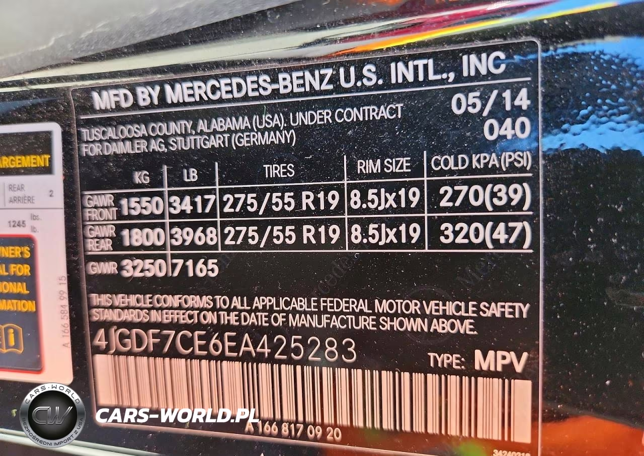 2014 Mercedes-Benz Gl 450 4Matic VIN:4JGDF7CE6EA425283 - 13