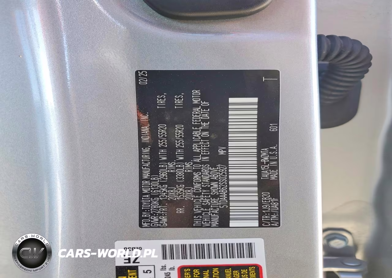 2025 Lexus Tx 350 Base VIN:5TDAAAB62SS025927 - 14