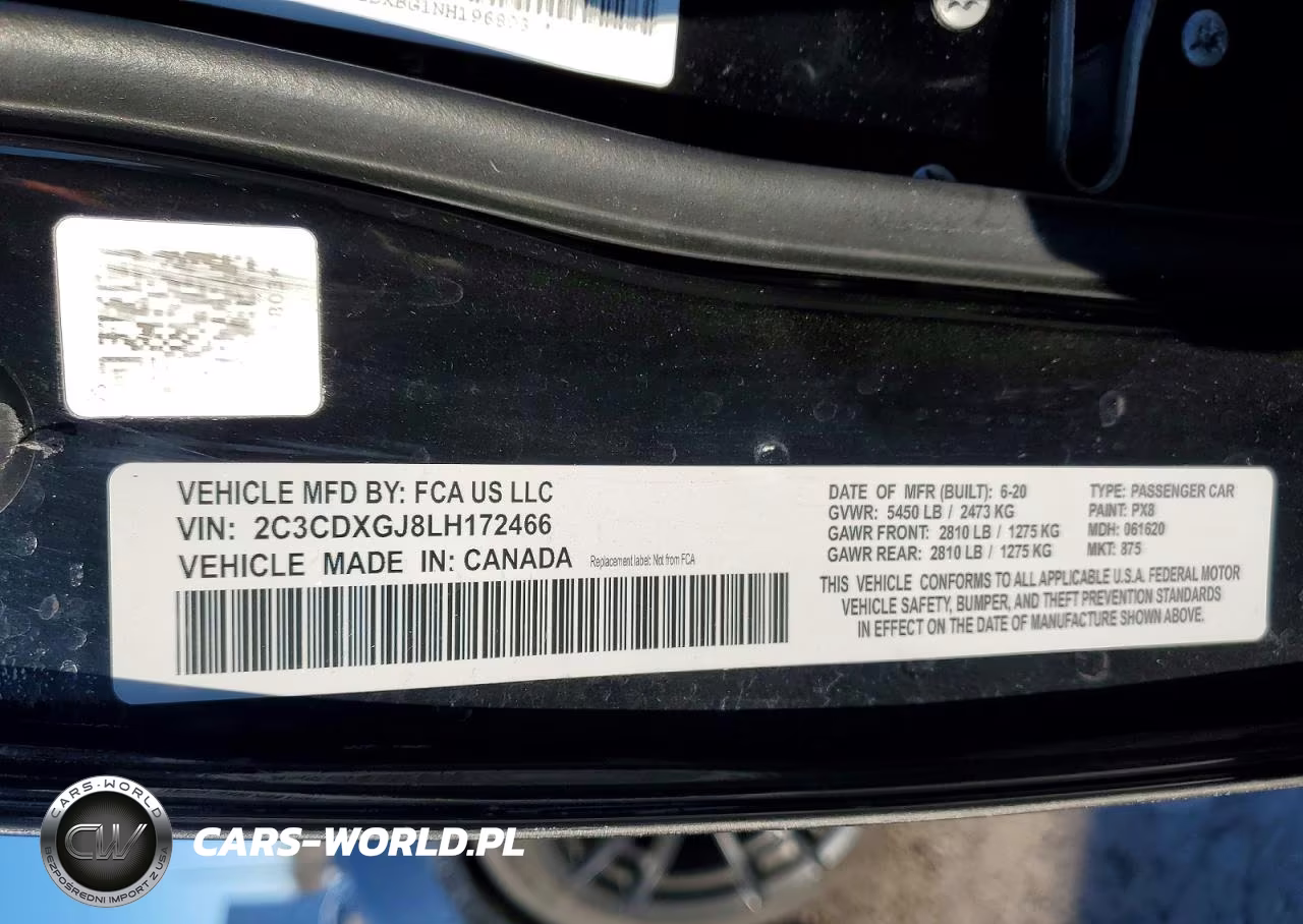 2020 Dodge Charger Scat Pack VIN:2C3CDXGJ8LH172466 - 12