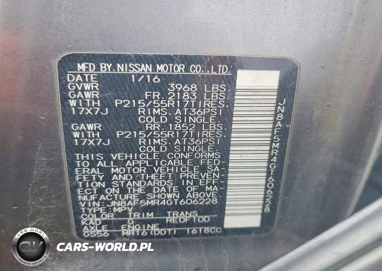 2016 Nissan Juke S VIN:JN8AF5MR4GT606228 - 13