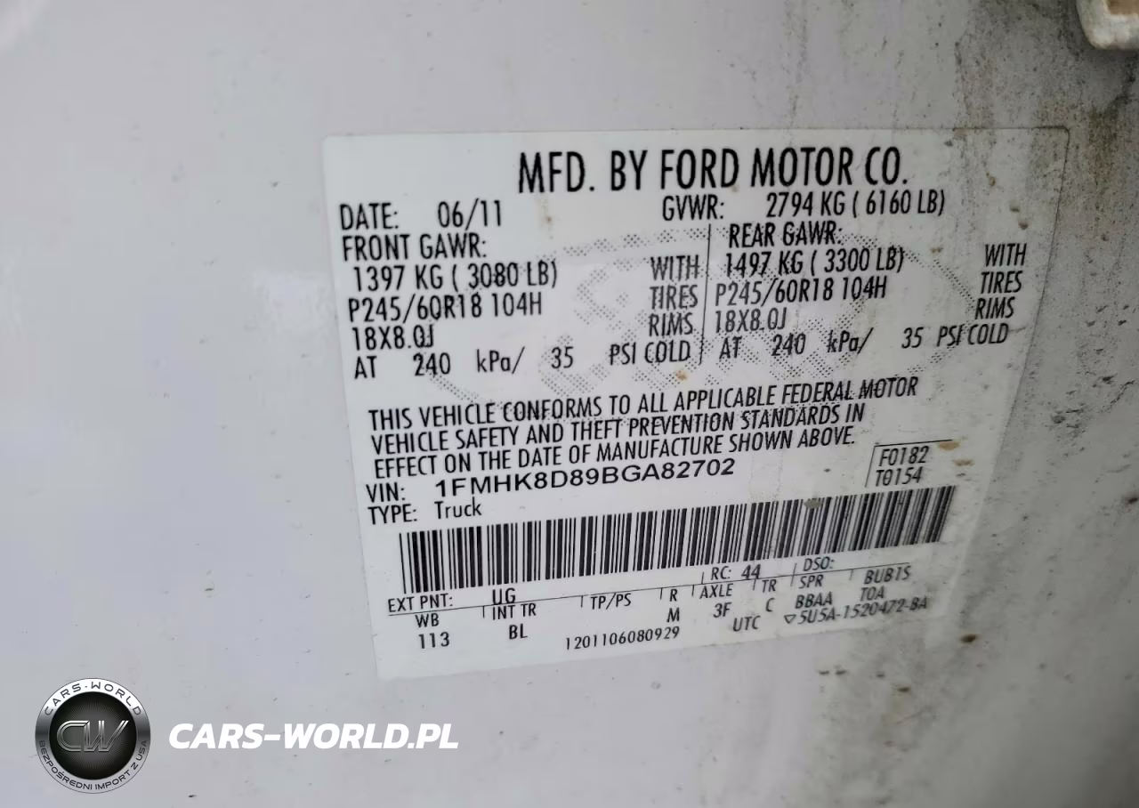 2011 Ford Explorer Xlt VIN:1FMHK8D89BGA82702 - 13