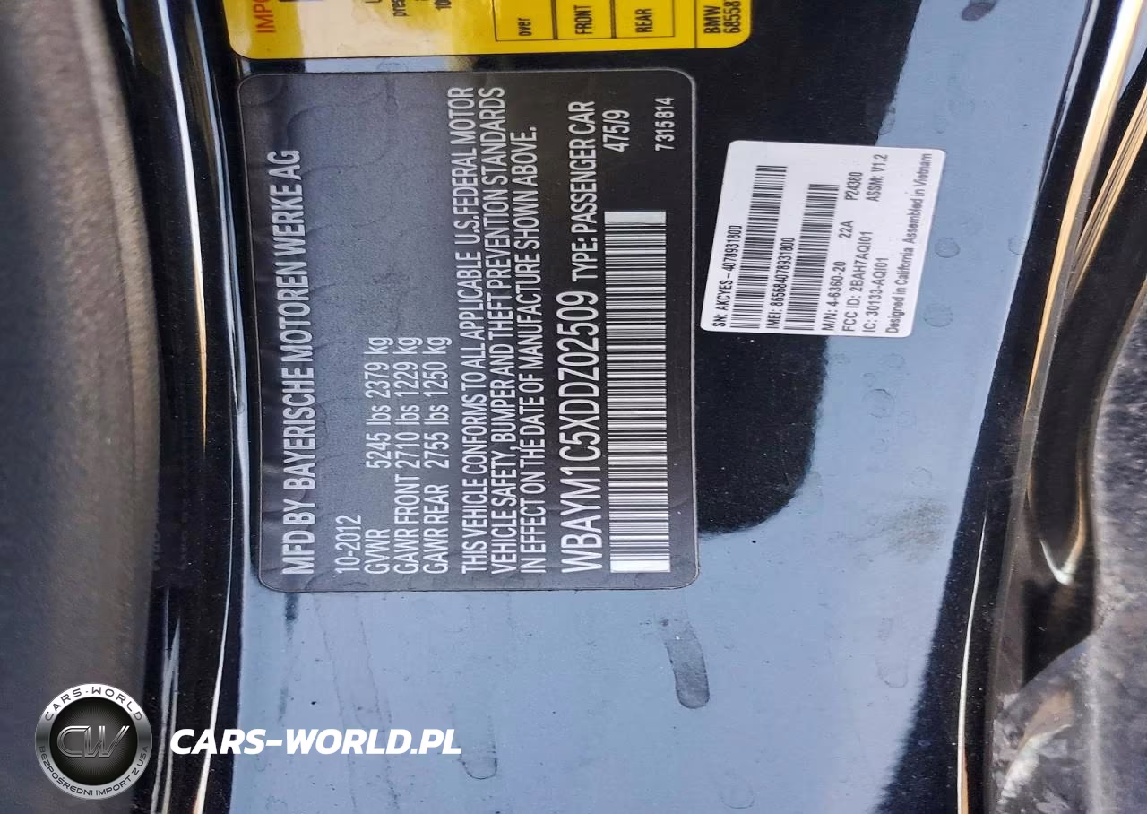 2013 BMW 650 Xi VIN:WBAYM1C5XDDZ02509 - 12