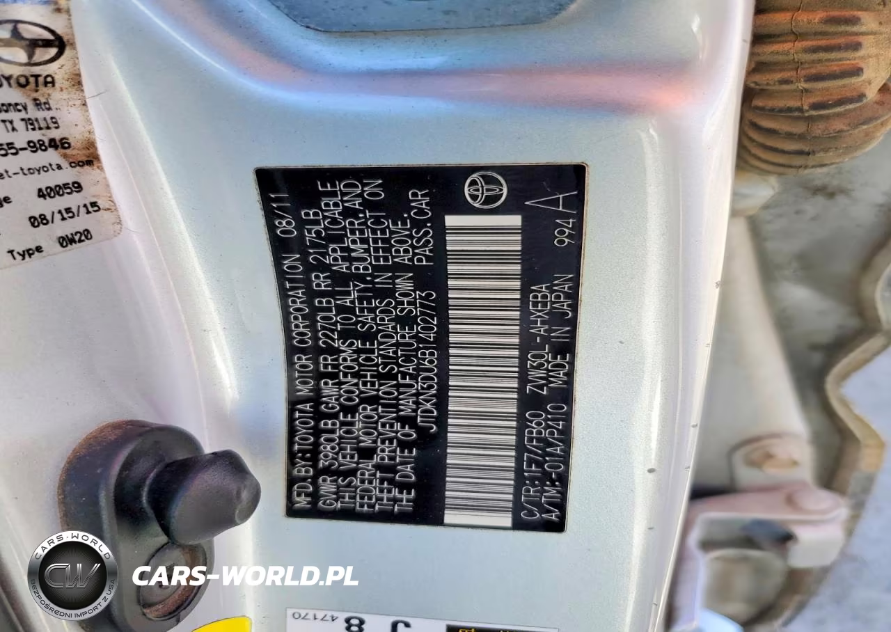 2011 Toyota Prius VIN:JTDKN3DU6B1402773 - 12