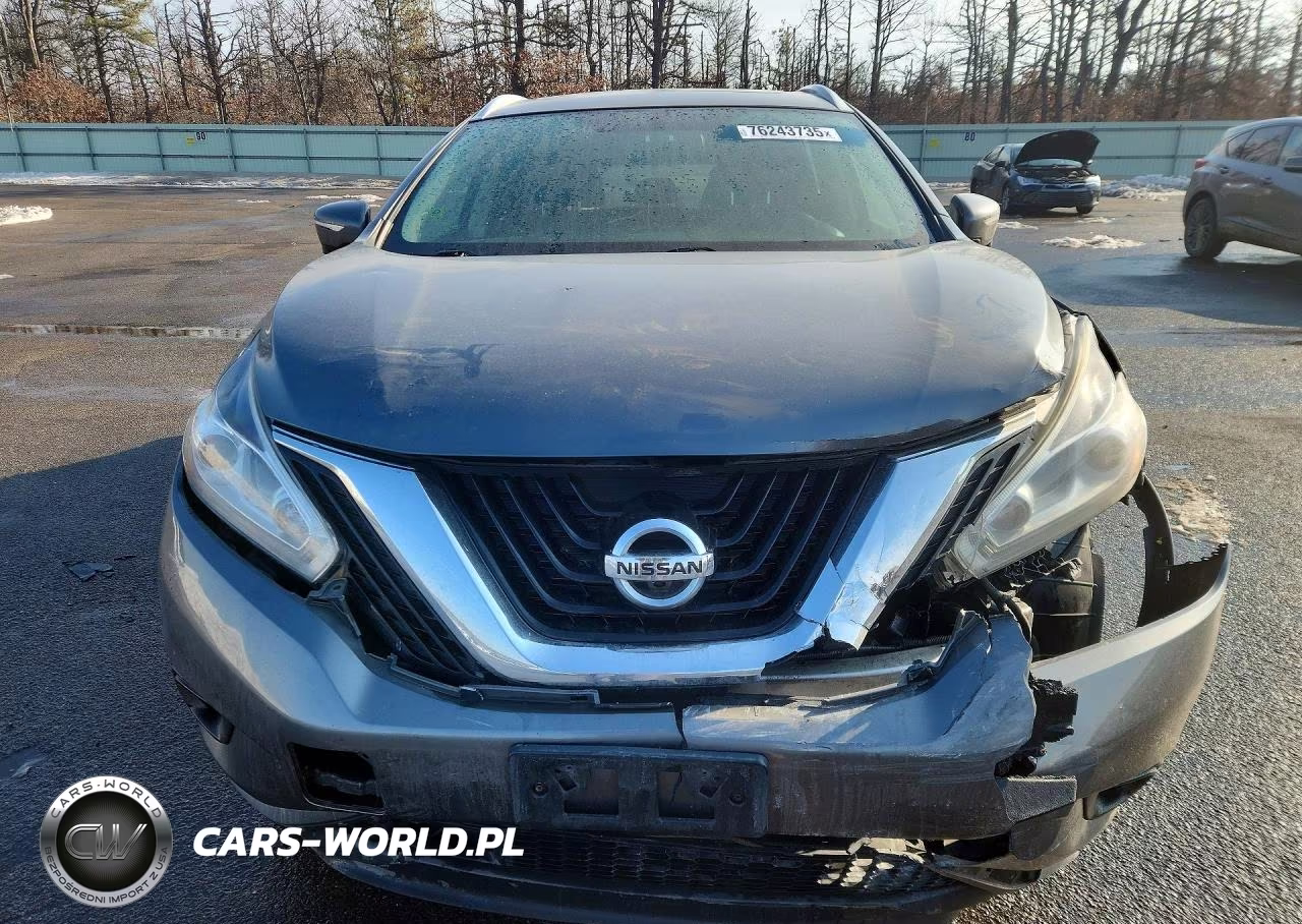 2015 Nissan Murano Sl VIN:5N1AZ2MH5FN277336 - 5