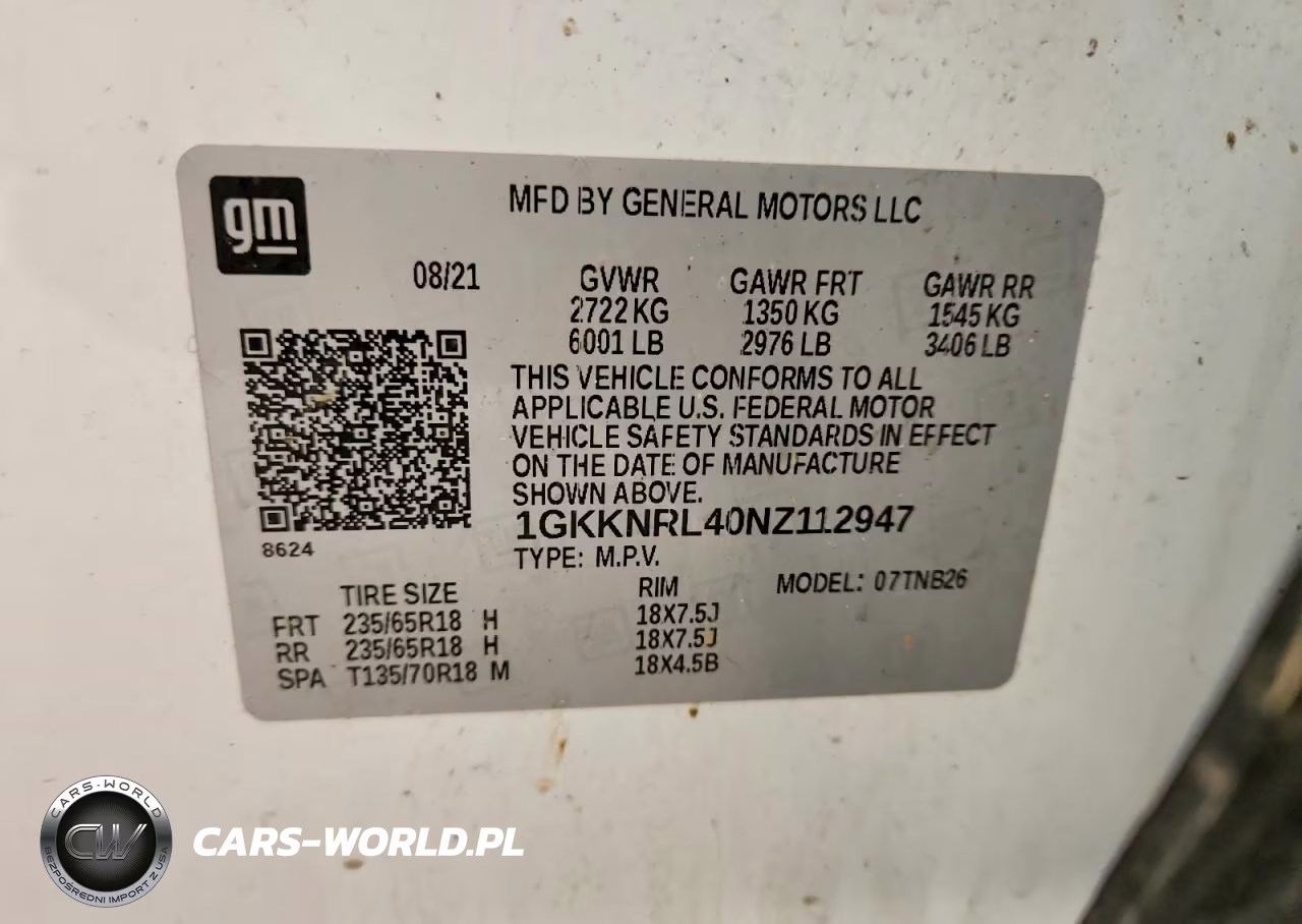 2022 GMC Acadia Sle VIN:1GKKNRL40NZ112947 - 13