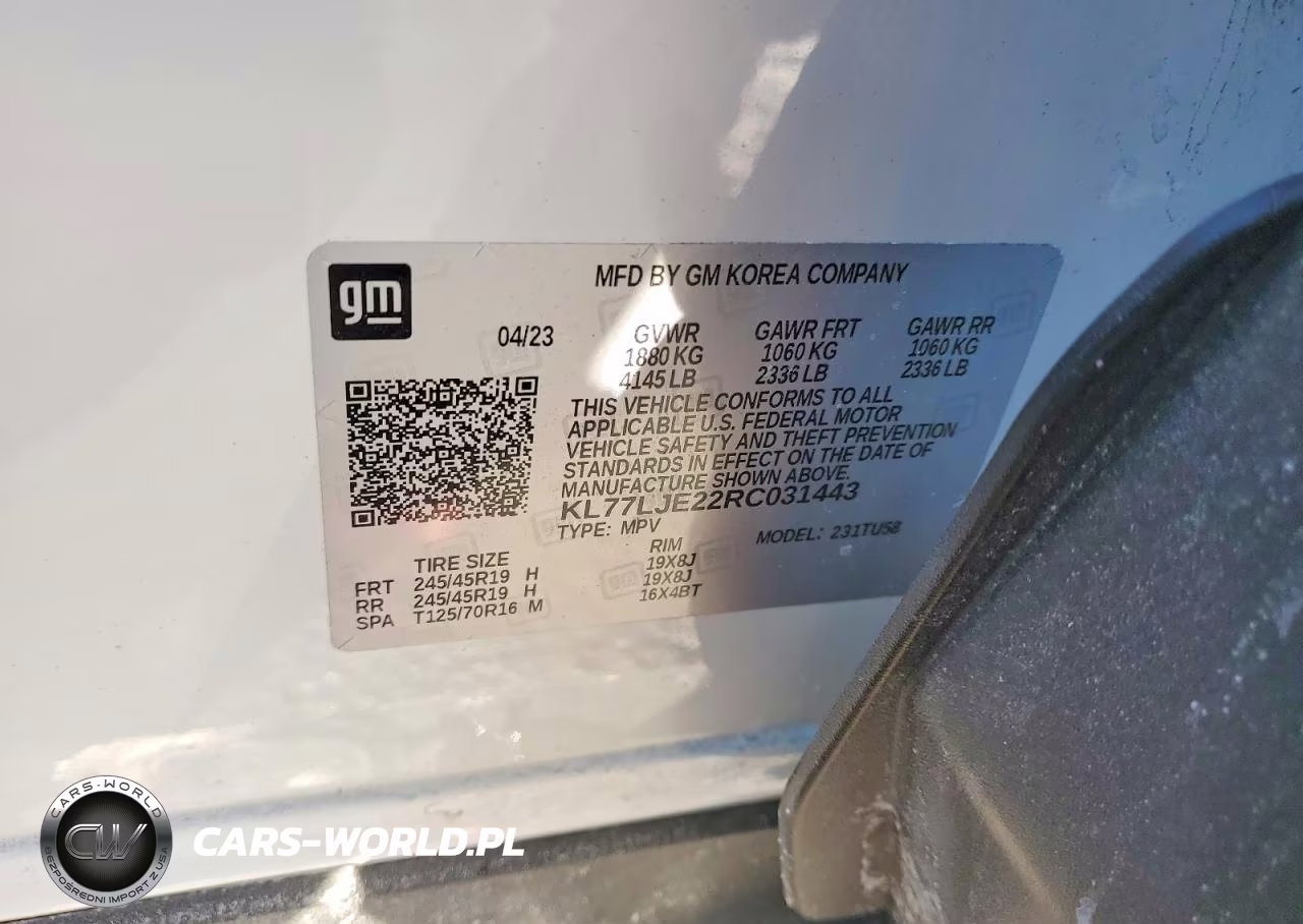 2024 Chevrolet Trax 2Rs VIN:KL77LJE22RC031443 - 13