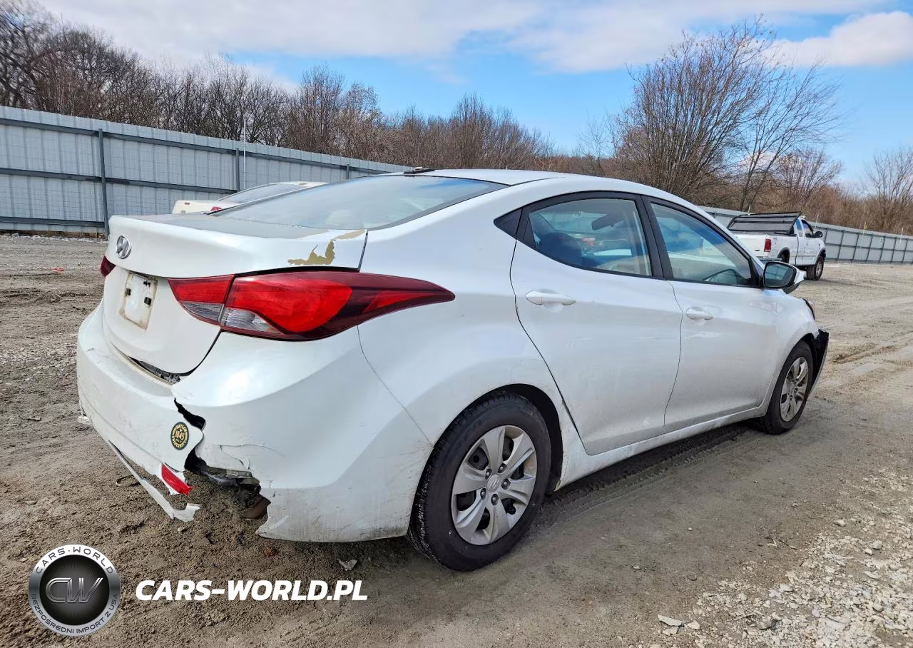 2016 Hyundai Elantra Se VIN:5NPDH4AEXGH700505 - 3