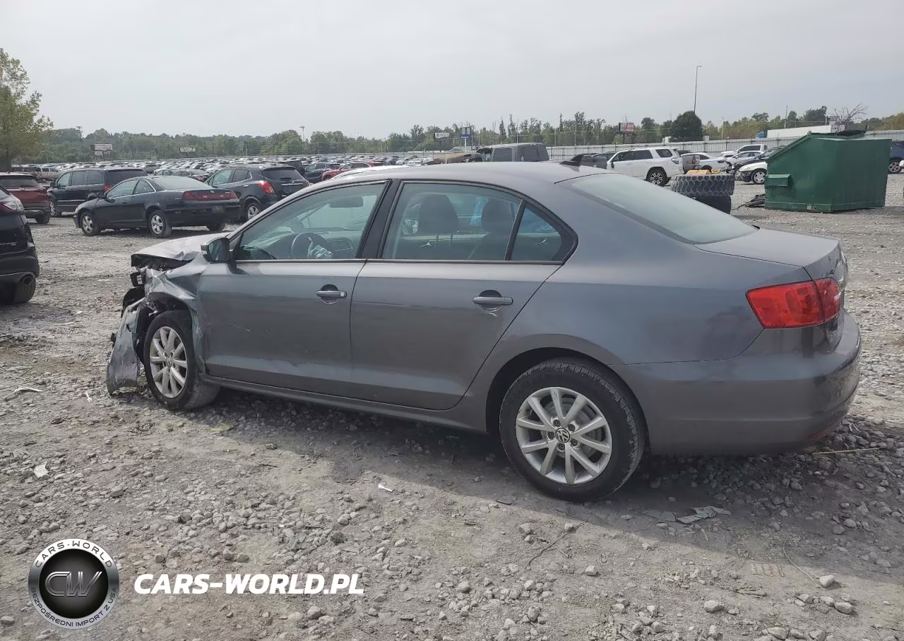 2012 Volkswagen Jetta Se VIN:3VWDX7AJ0CM305980 - 2