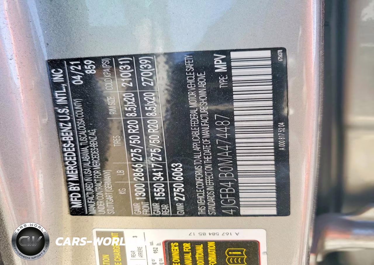 2021 Mercedes-Benz Gle 350 VIN:4JGFB4JB0MA474487 - 14