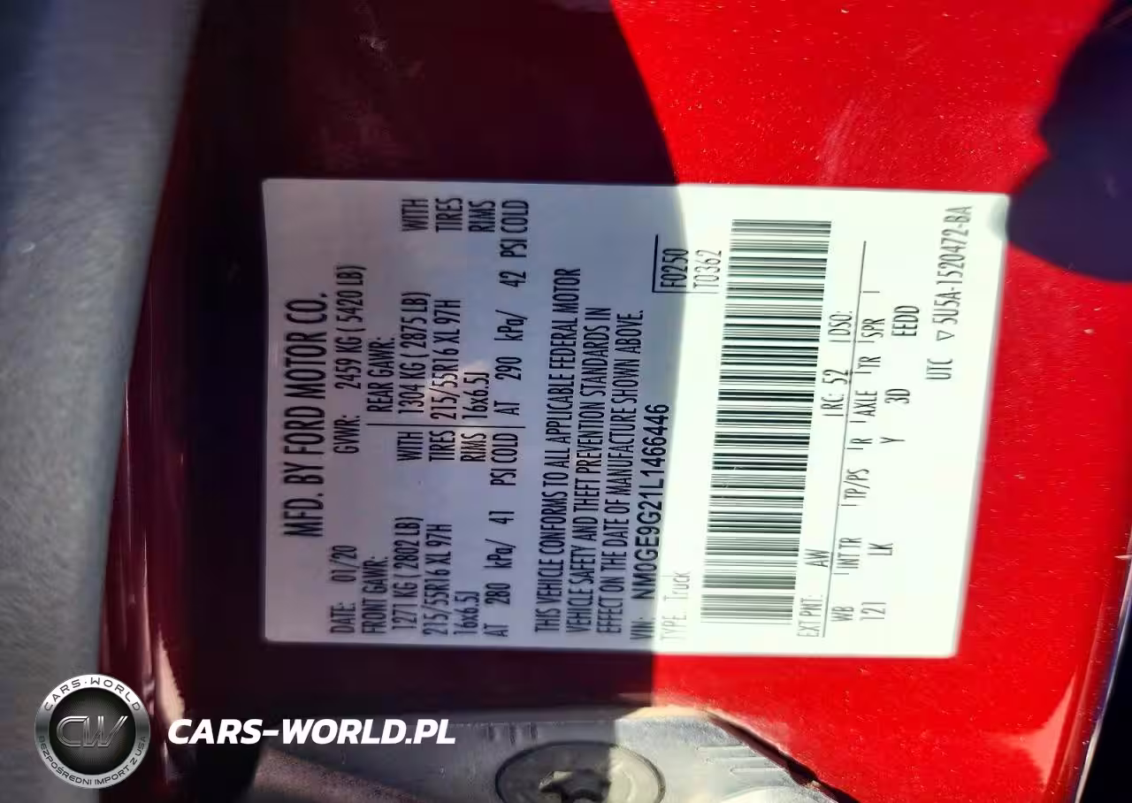 2020 Ford Transit Connect Titanium VIN:NM0GE9G21L1466446 - 14