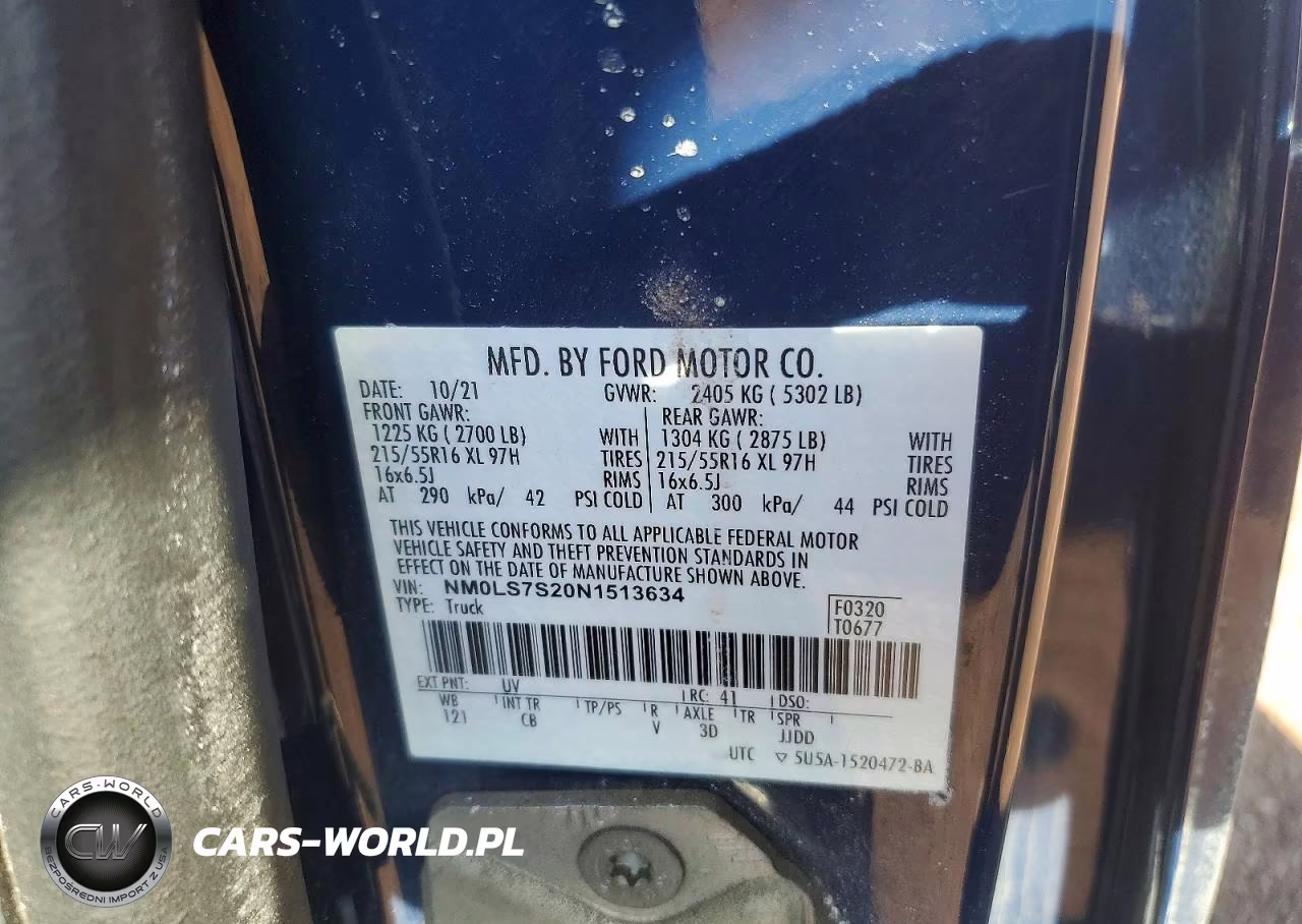 2022 Ford Transit Connect Xl Delivery Van VIN:NM0LS7S20N1513634 - 12