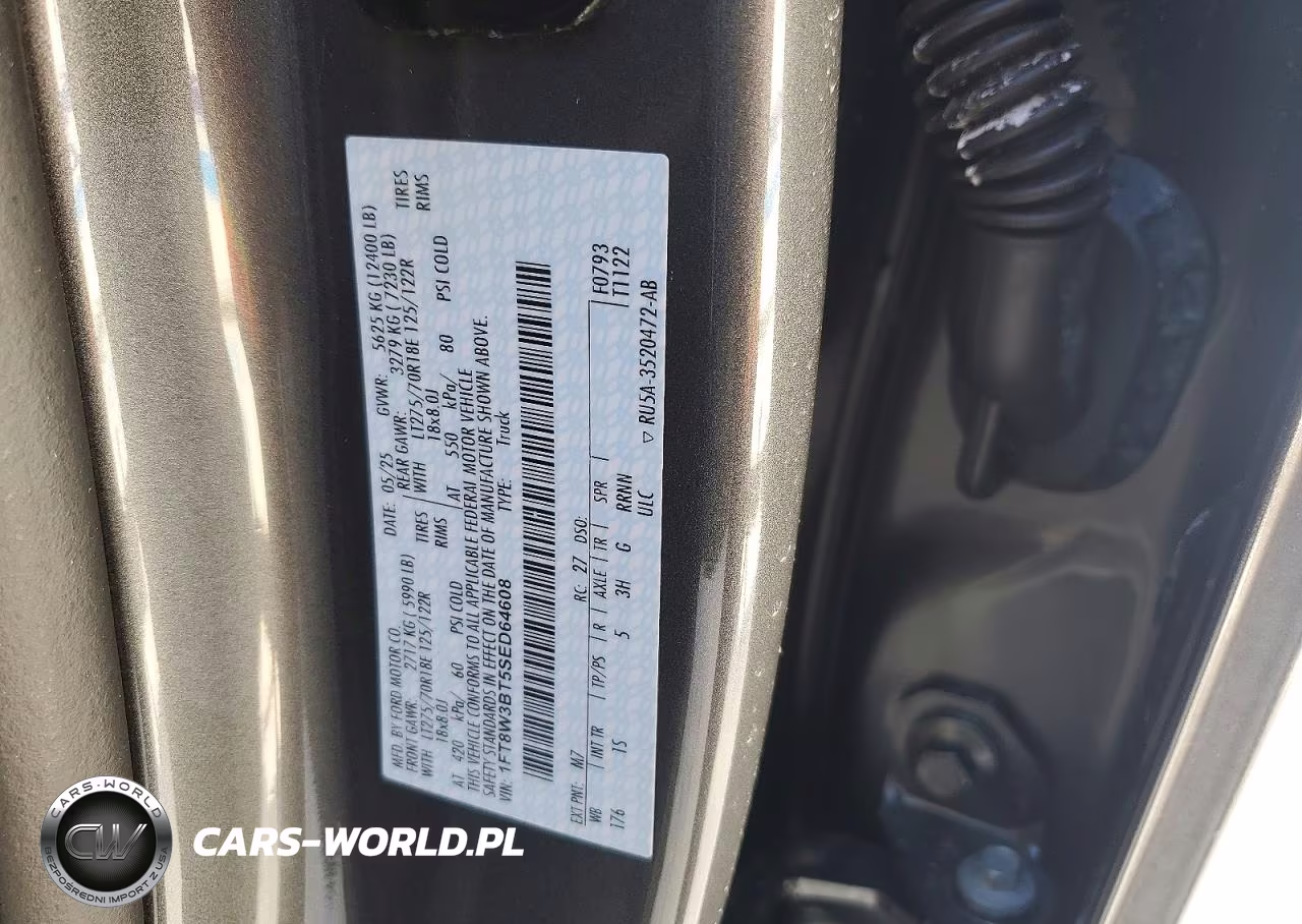 2025 Ford F350 Super Duty VIN:1FT8W3BT5SED64608 - 13