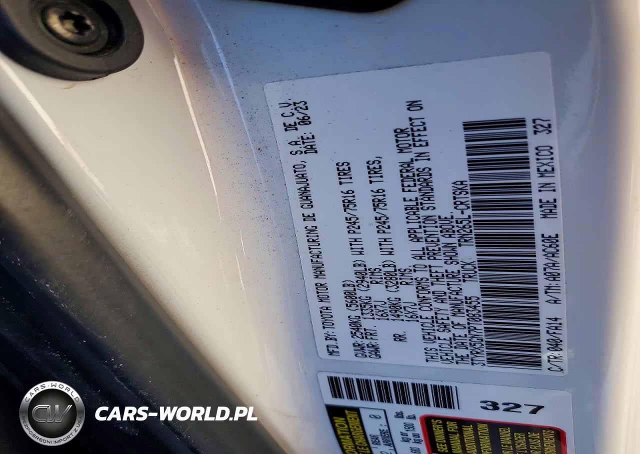 2023 Toyota Tacoma Sr VIN:3TYRX5GN7PT083455 - 12
