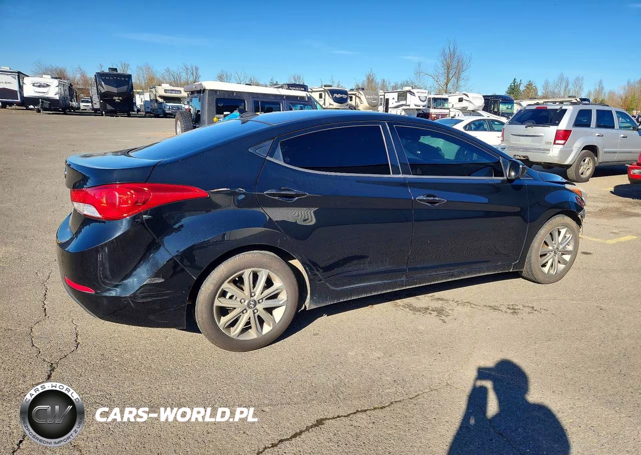 2014 Hyundai Elantra Se VIN:5NPDH4AE8EH503894 - 3