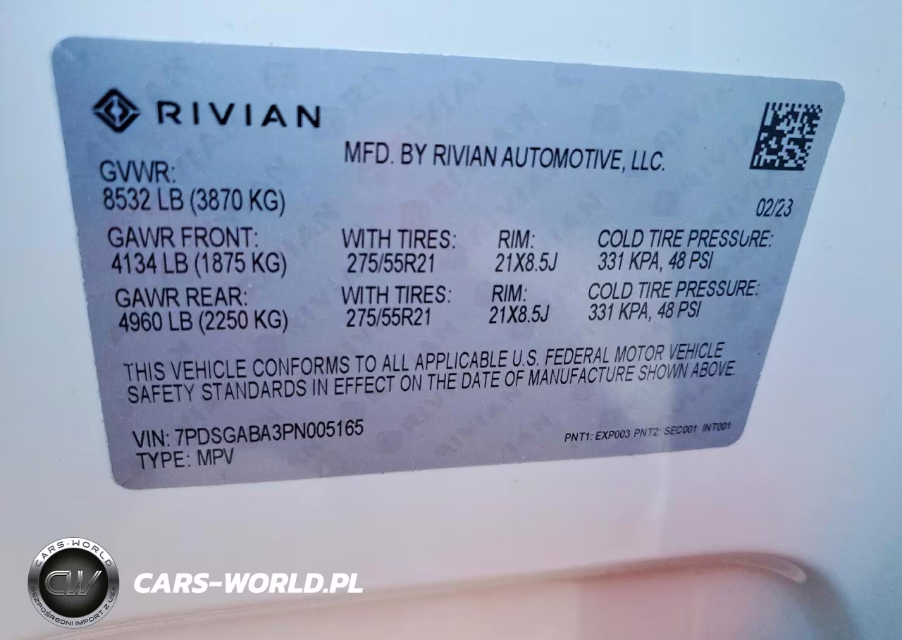 2023 Rivian R1S Adventure VIN:7PDSGABA3PN005165 - 13