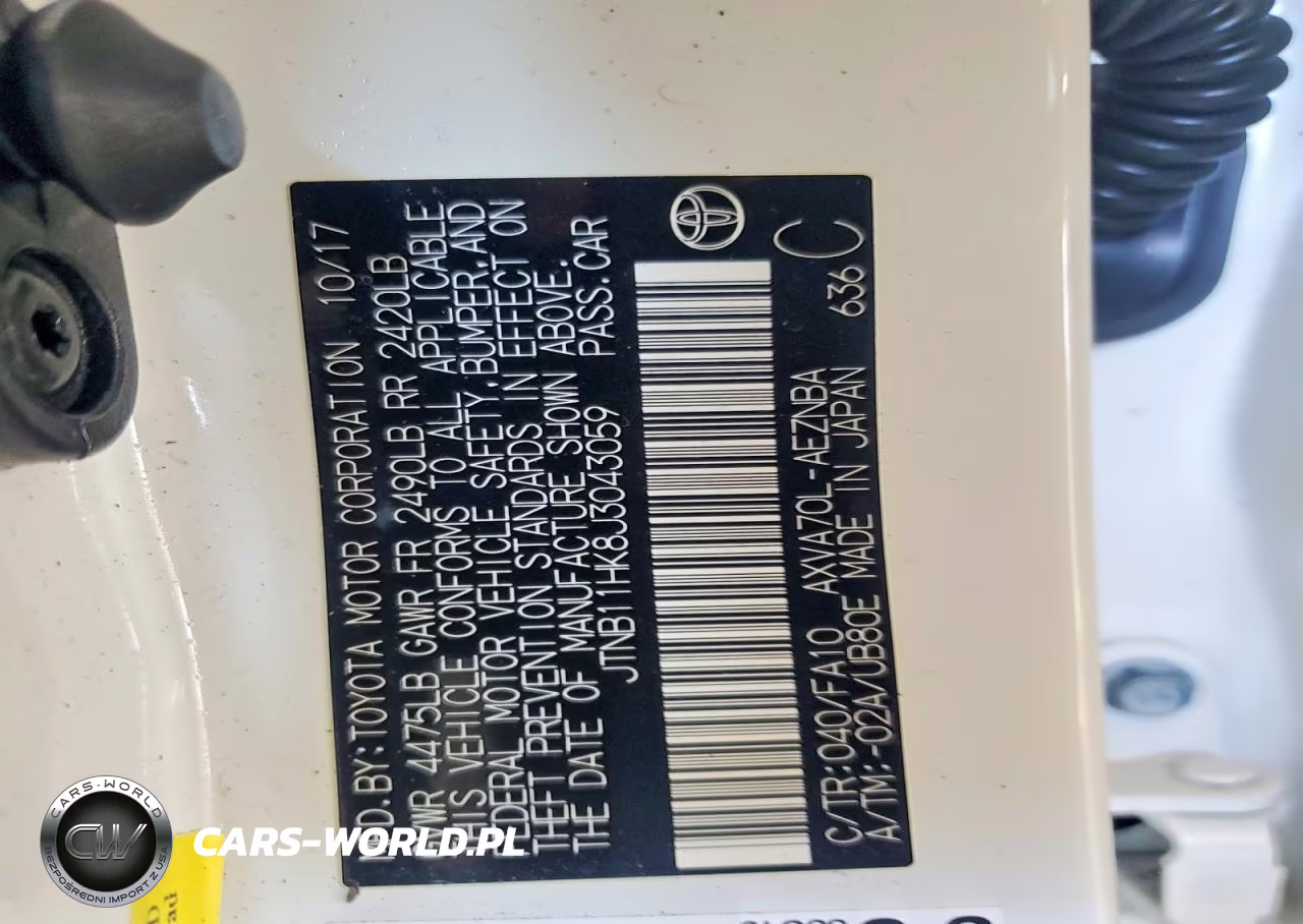 2018 Toyota Camry Le VIN:JTNB11HK8J3043059 - 12