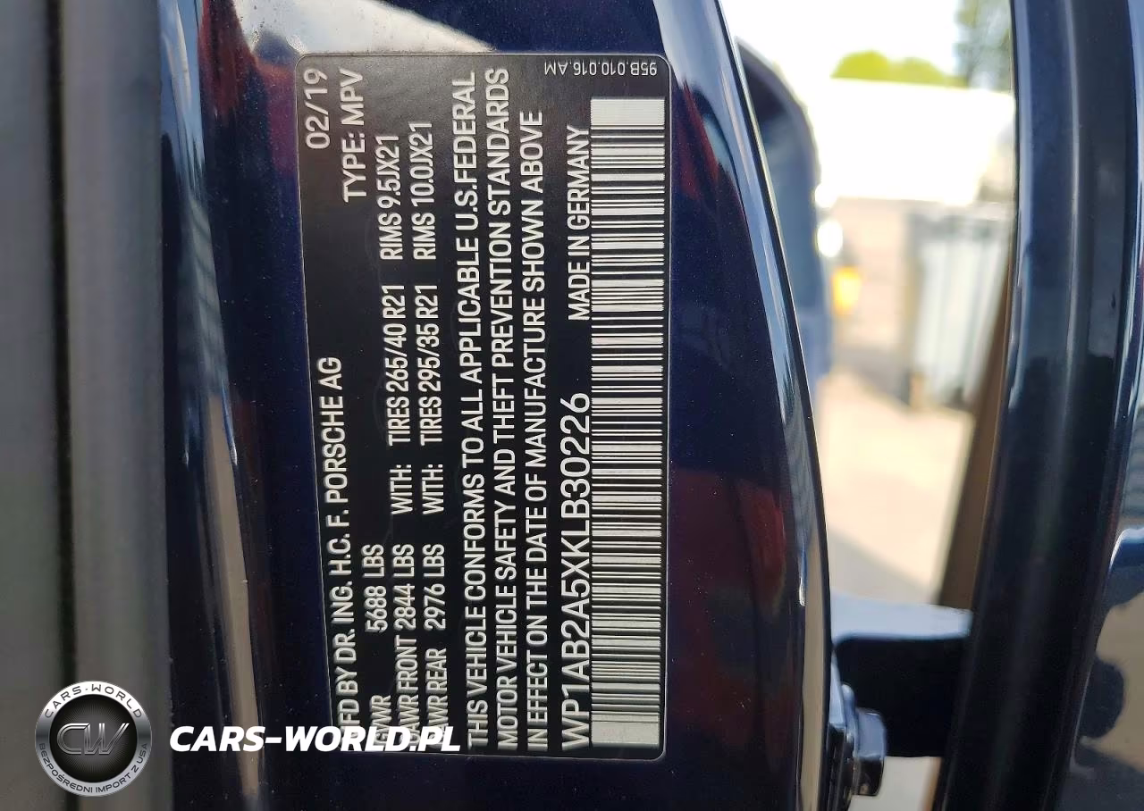 2019 Porsche Macan S VIN:WP1AB2A5XKLB30226 - 13