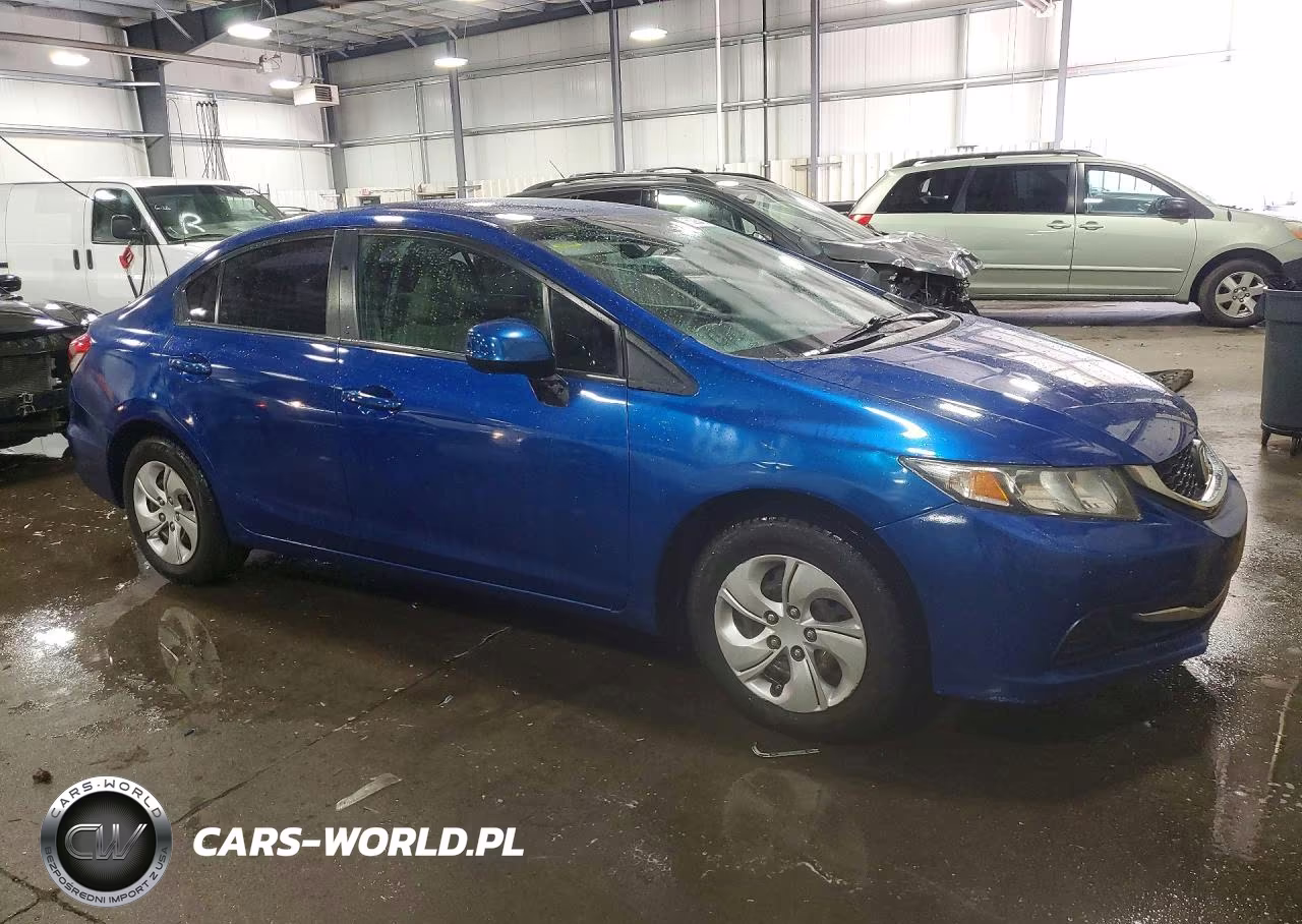 2013 Honda Civic Lx VIN:19XFB2F55DE067791 - 4