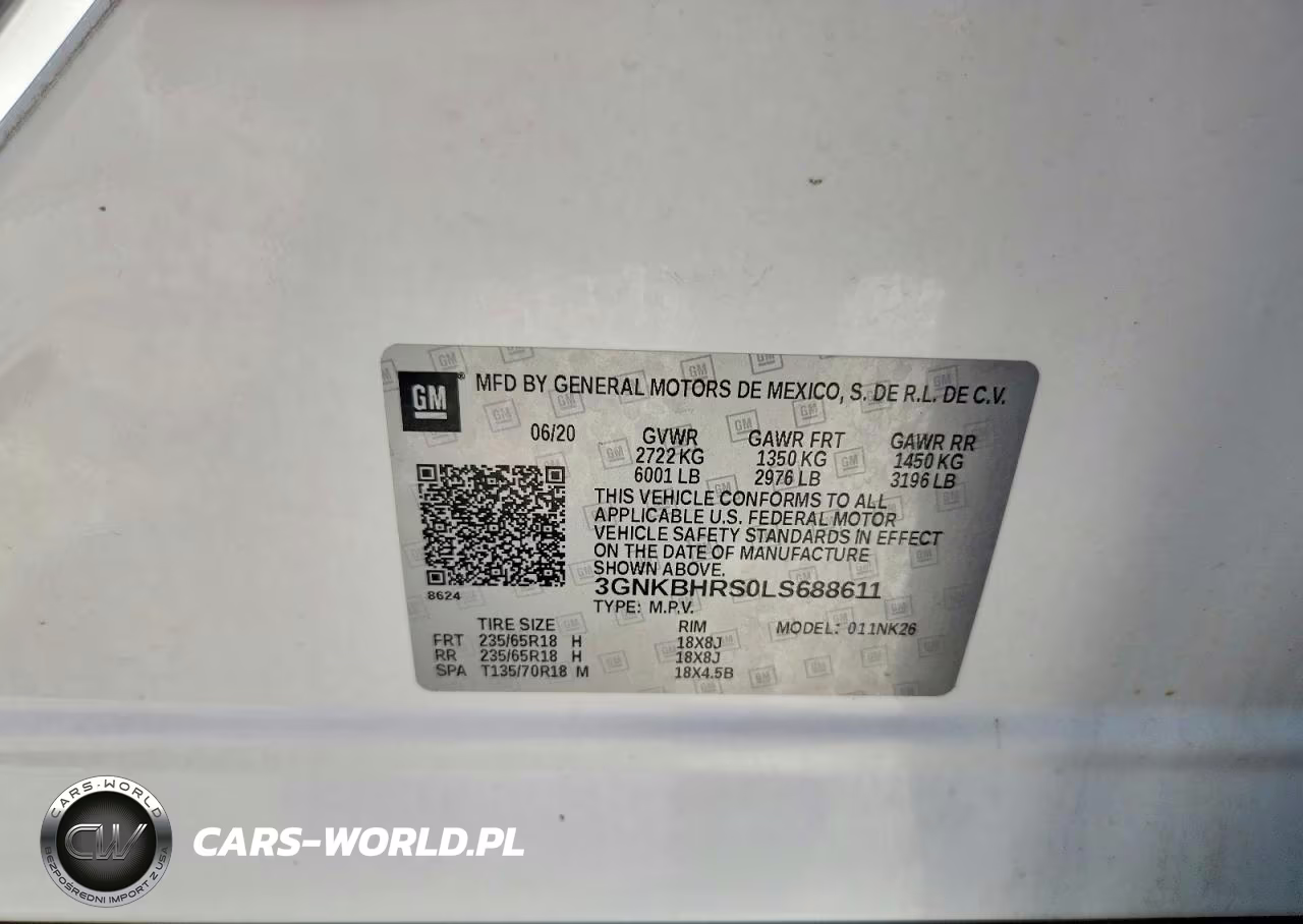 2020 Chevrolet Blazer 2Lt VIN:3GNKBHRS0LS688611 - 12